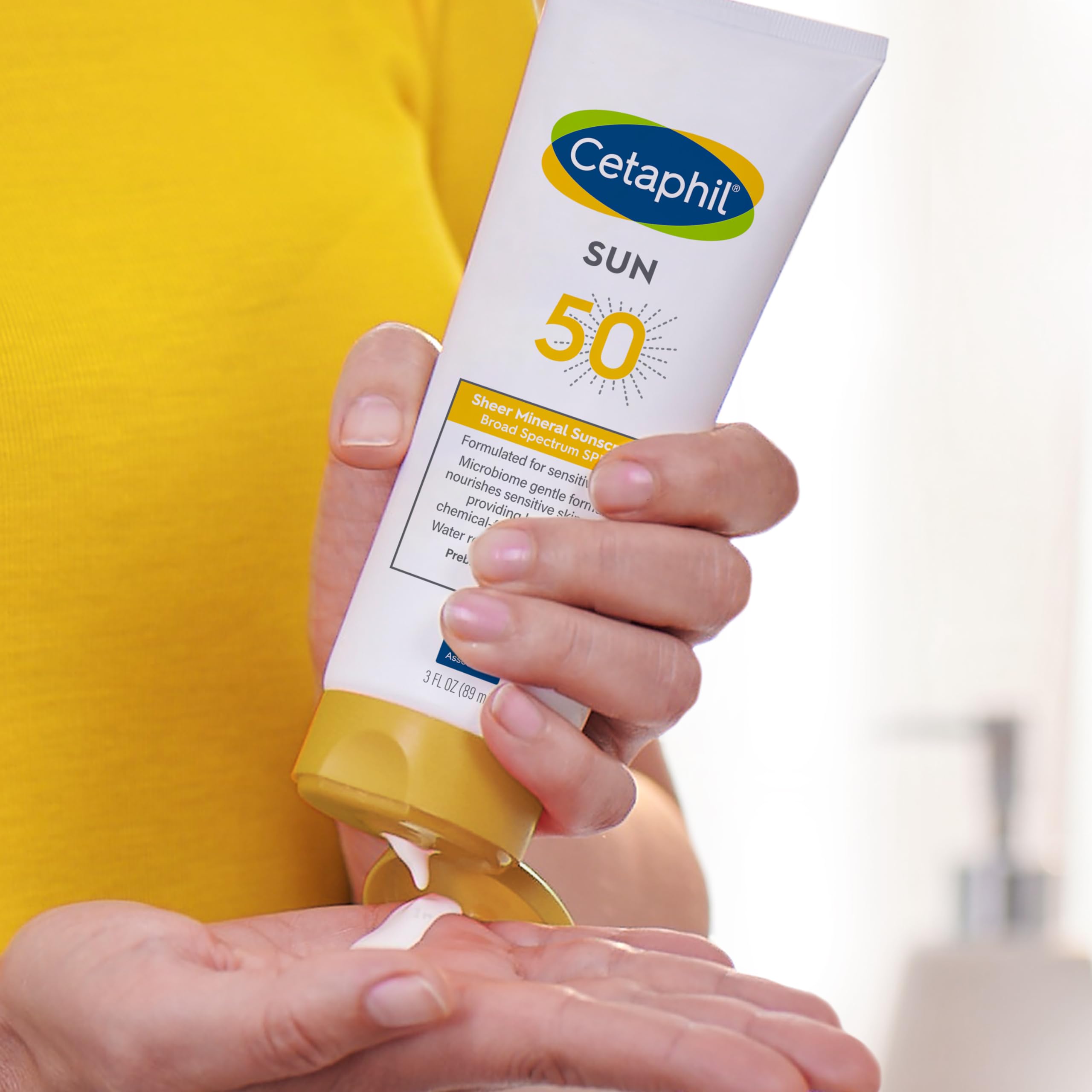 Foto 3 pulgar | Loción De Protección Solar Cetaphil Sheer Mineral Spf 50 90 Ml - Venta Internacional.