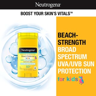 Foto 2 | Protector Solar En Barra Neutrogena Beach Defense Kids Spf 60+, 45 Ml, Paquete De 2 - Venta Internacional.