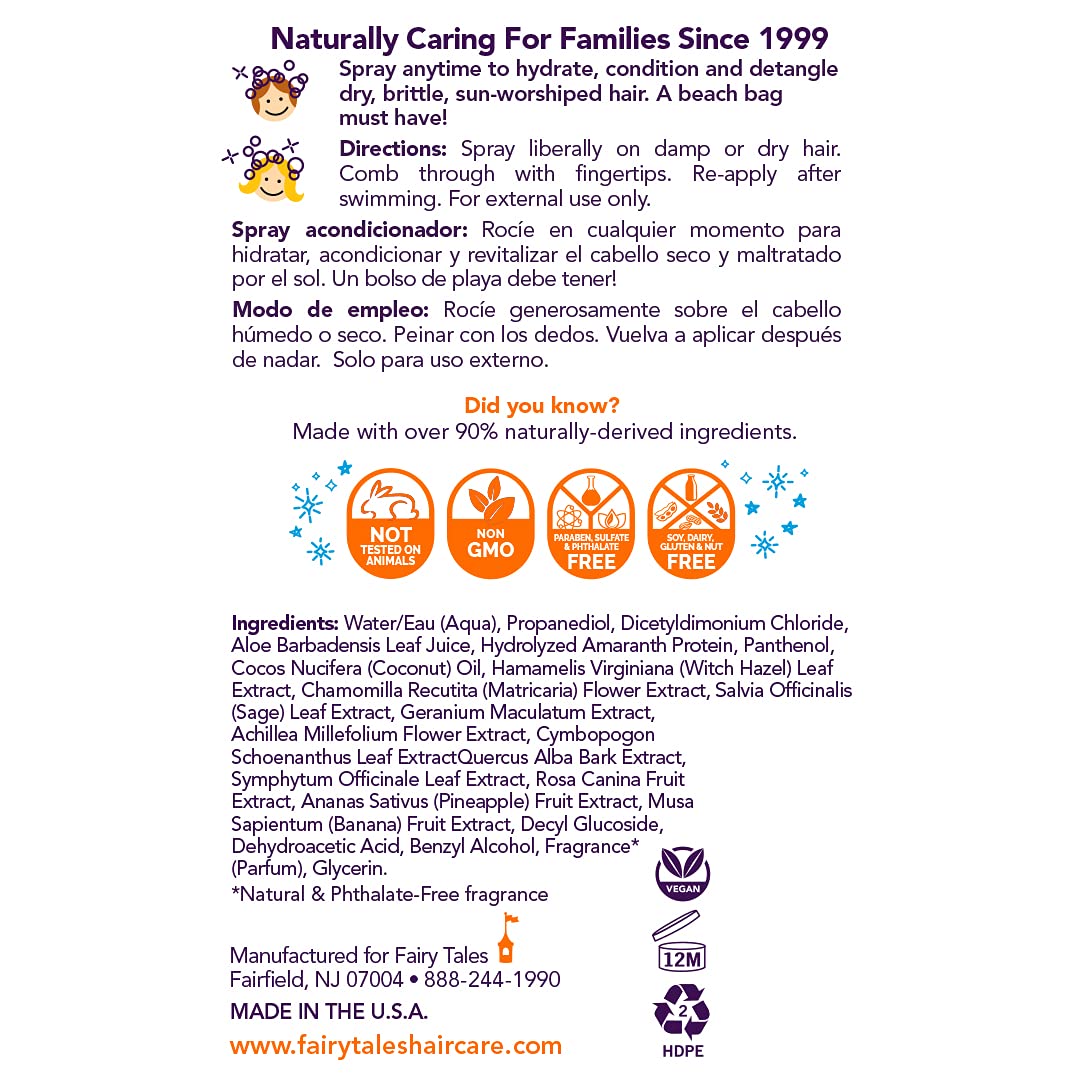 Foto 3 pulgar | Spray Acondicionador Fairy Tales Swimmer Kids 240 Ml - Venta Internacional.