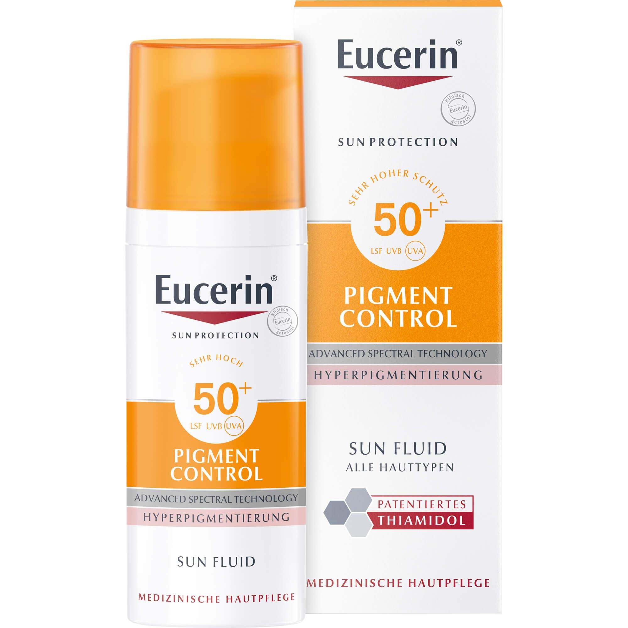 Foto 3 pulgar | Fluido Solar Eucerin Pigment Control Spf 50+ 50 Ml - Venta Internacional.