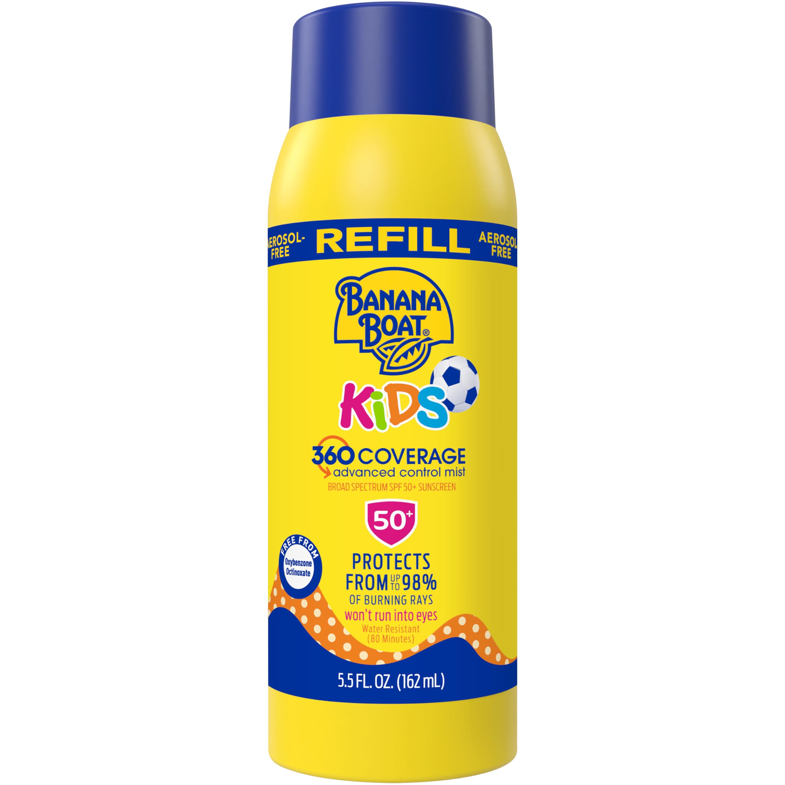 Foto 2 pulgar | Recambio De Protector Solar Banana Boat Kids 360 Coverage Spf 50+ 165 Ml - Venta Internacional.