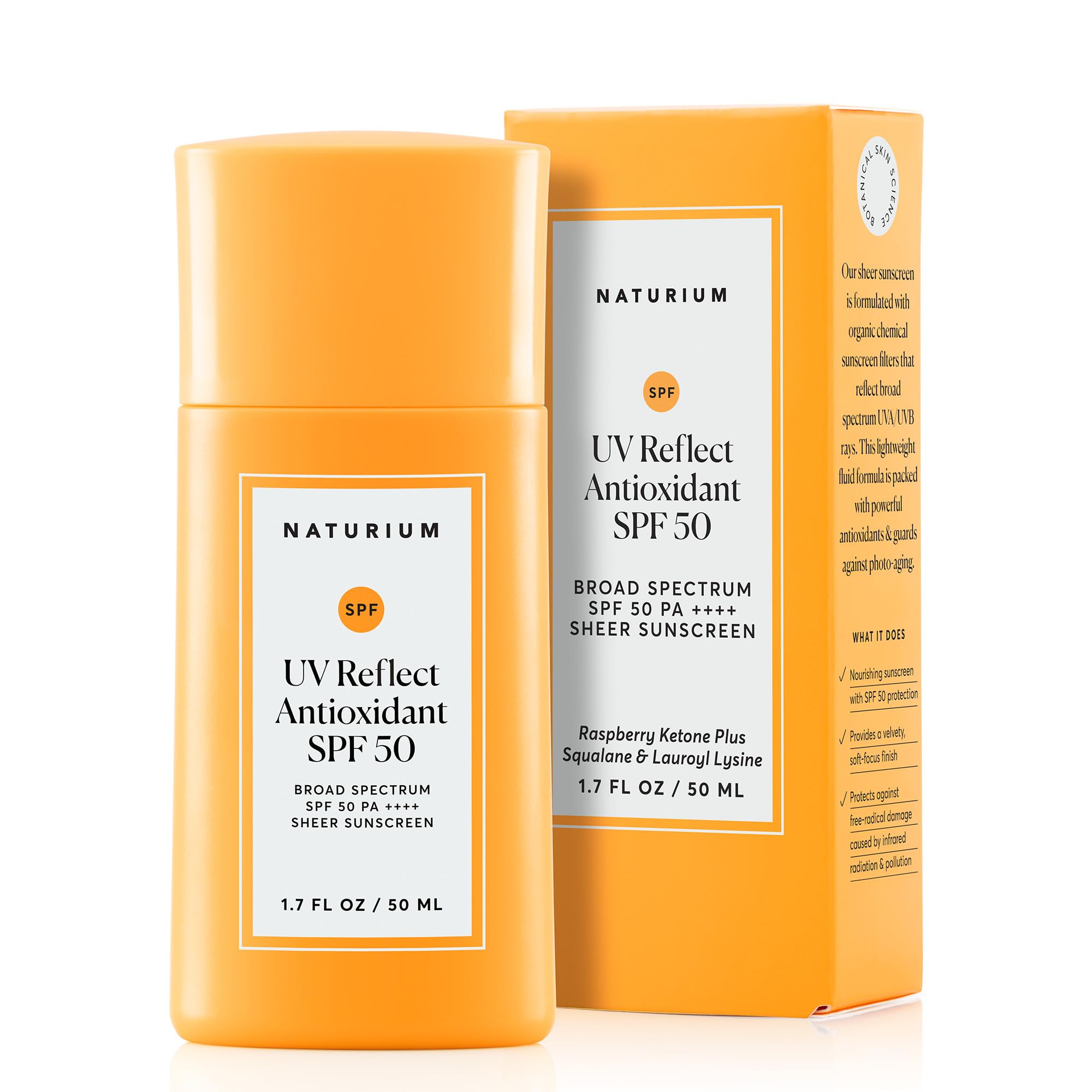 Foto 2 pulgar | Protector Solar Naturium Uv Reflect Antioxidante Spf 50 50 Ml - Venta Internacional.