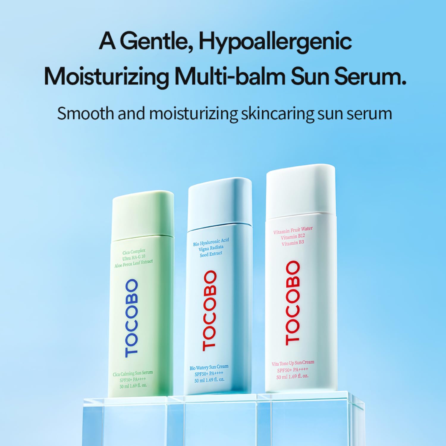 Foto 5 pulgar | Sérum Solar Tocobo Cica Calming Spf50 Pa++++ 50 Ml Con Cica Fermentada - Venta Internacional.