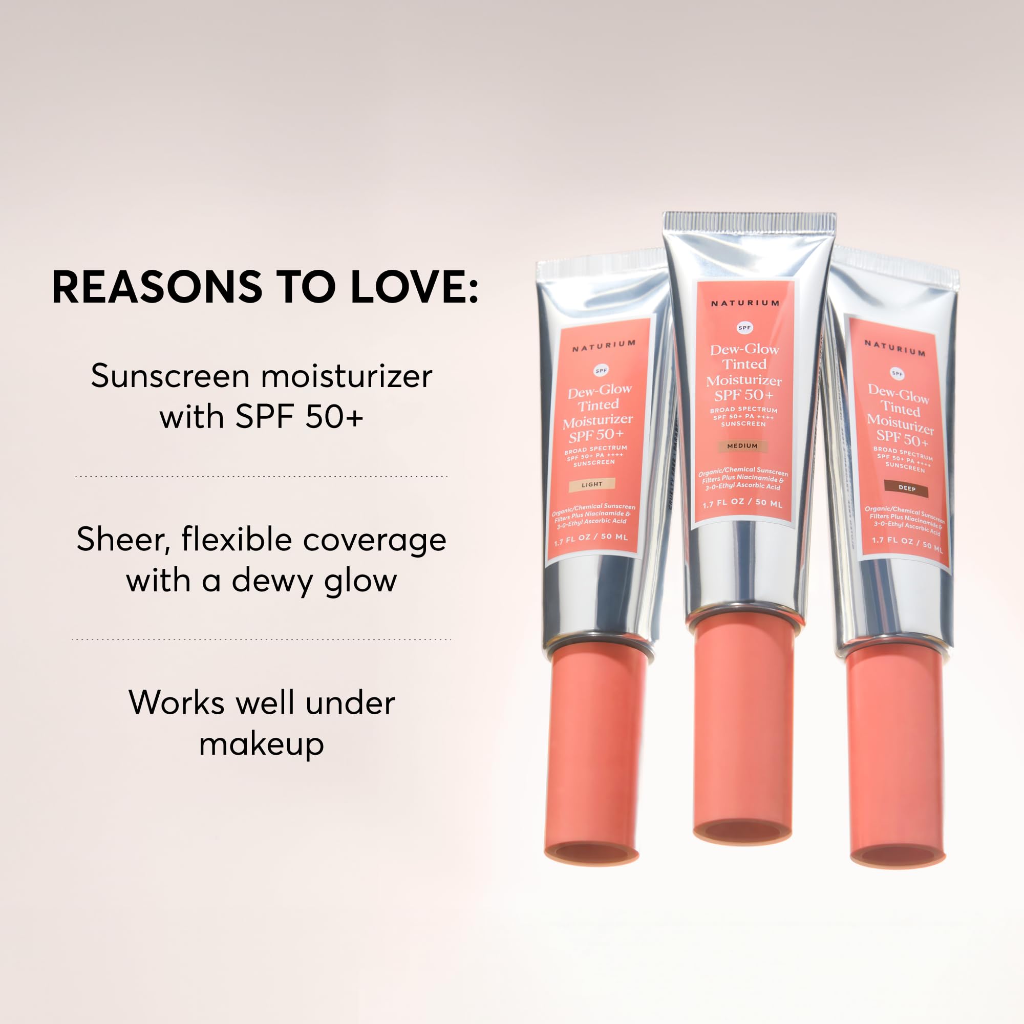 Foto 7 | Protector Solar Hidratante Naturium Dew-glow Spf 50+ 50 Ml - Venta Internacional.
