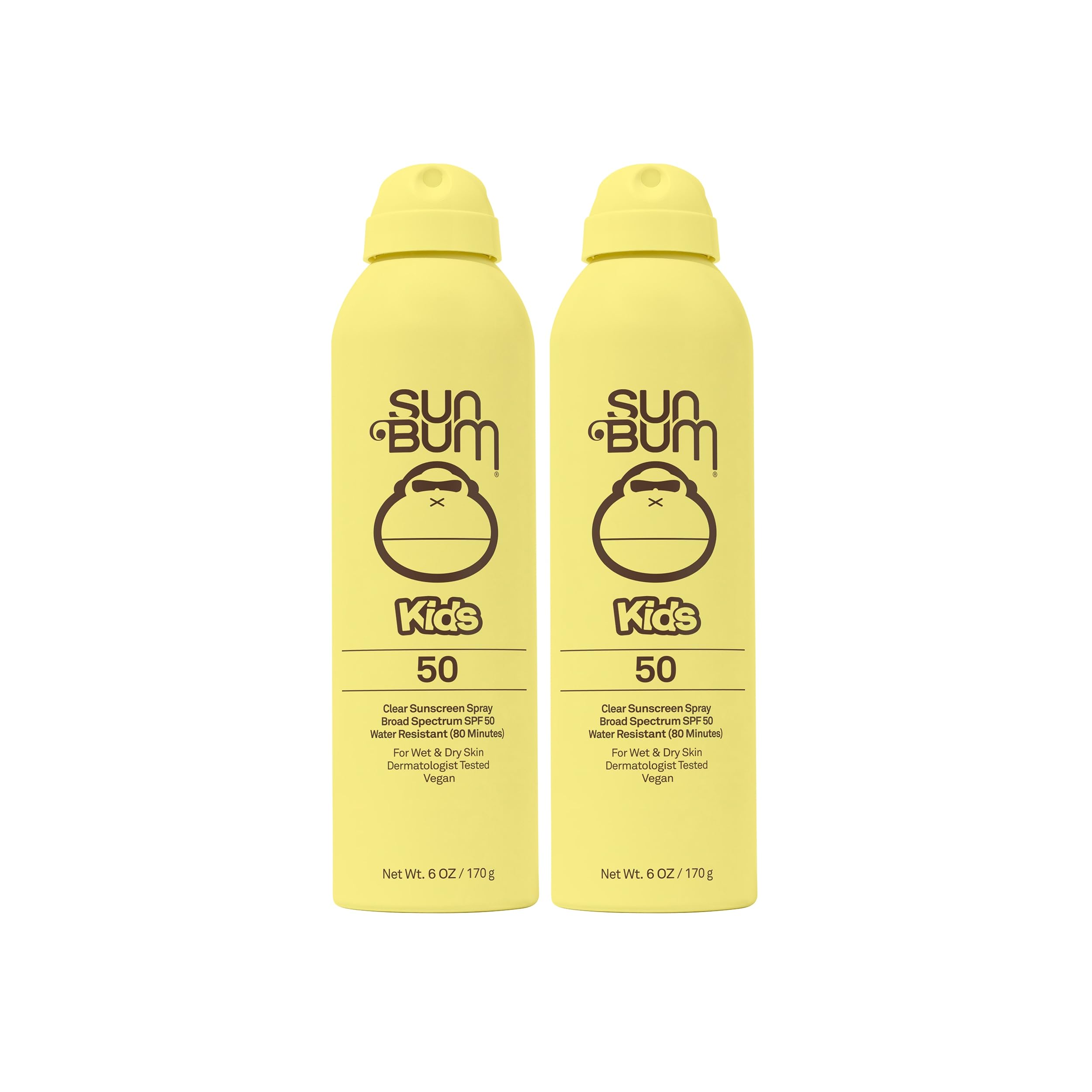 Spray De Protección Solar Sun Bum Kids Spf 50, Transparente, 177 Ml (paquete De 2) - Venta Internacional.