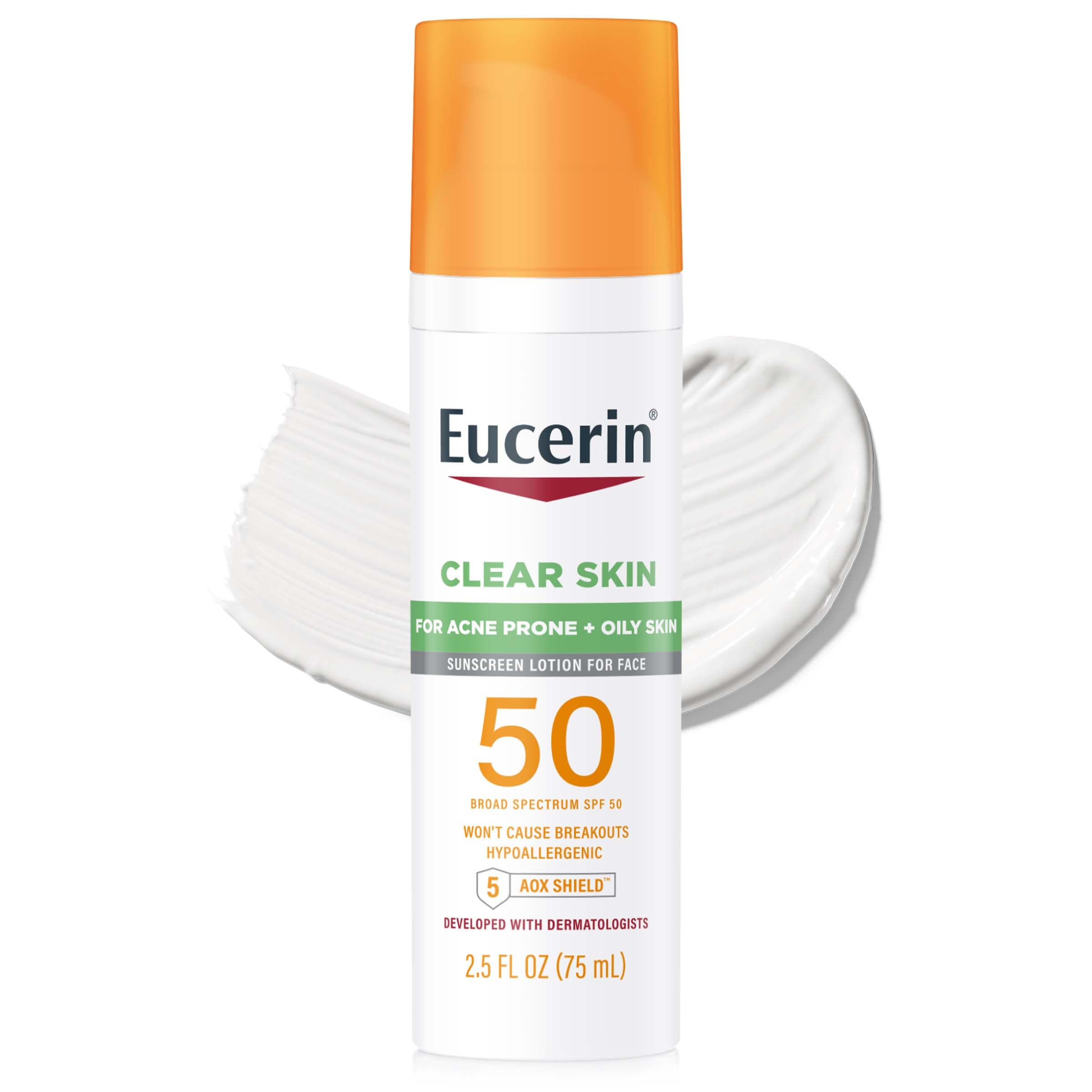 Foto 2 pulgar | Protector Solar Eucerin Sun Clear Skin Spf 50 Face 75 Ml - Venta Internacional.