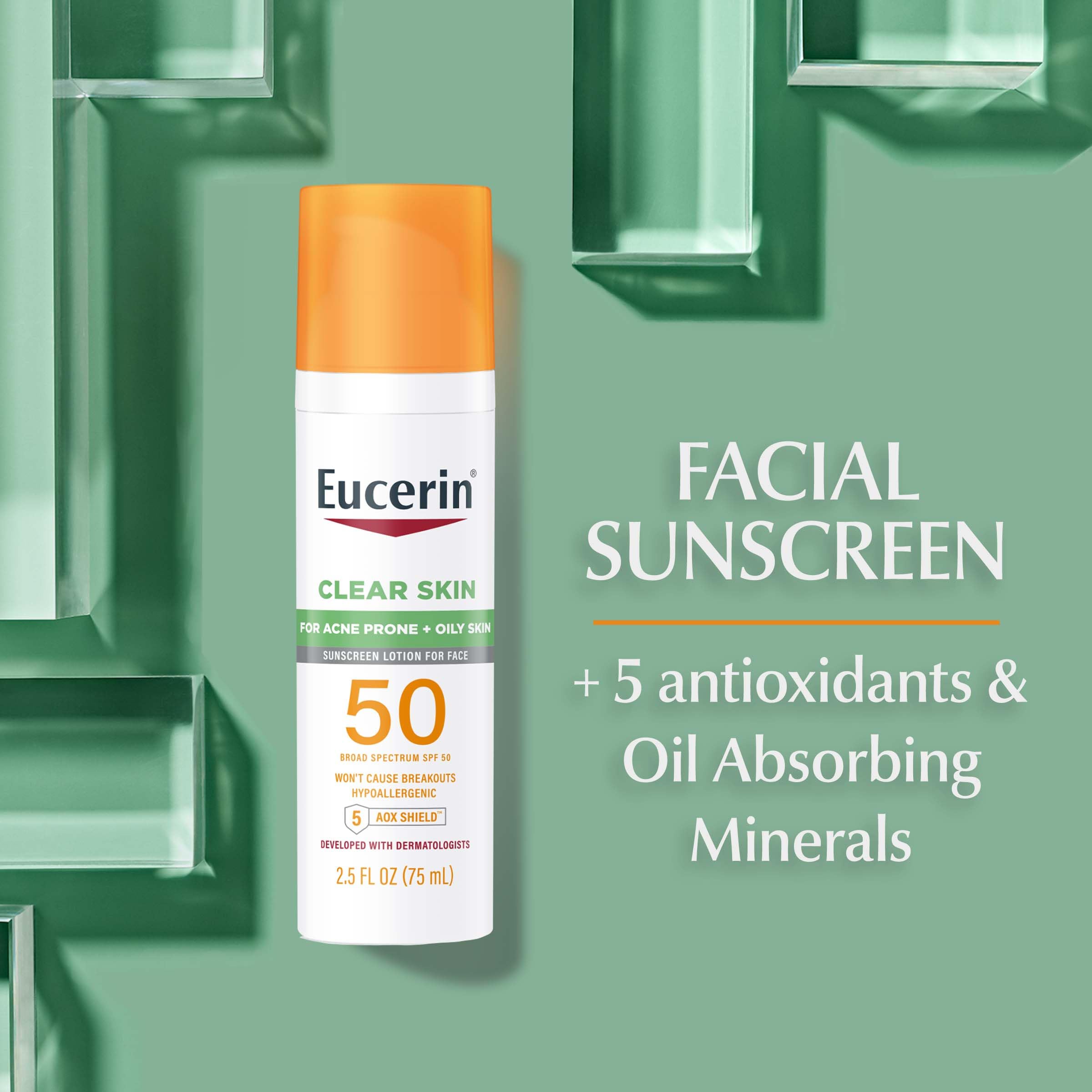 Foto 4 pulgar | Protector Solar Eucerin Sun Clear Skin Spf 50 Face 75 Ml - Venta Internacional.