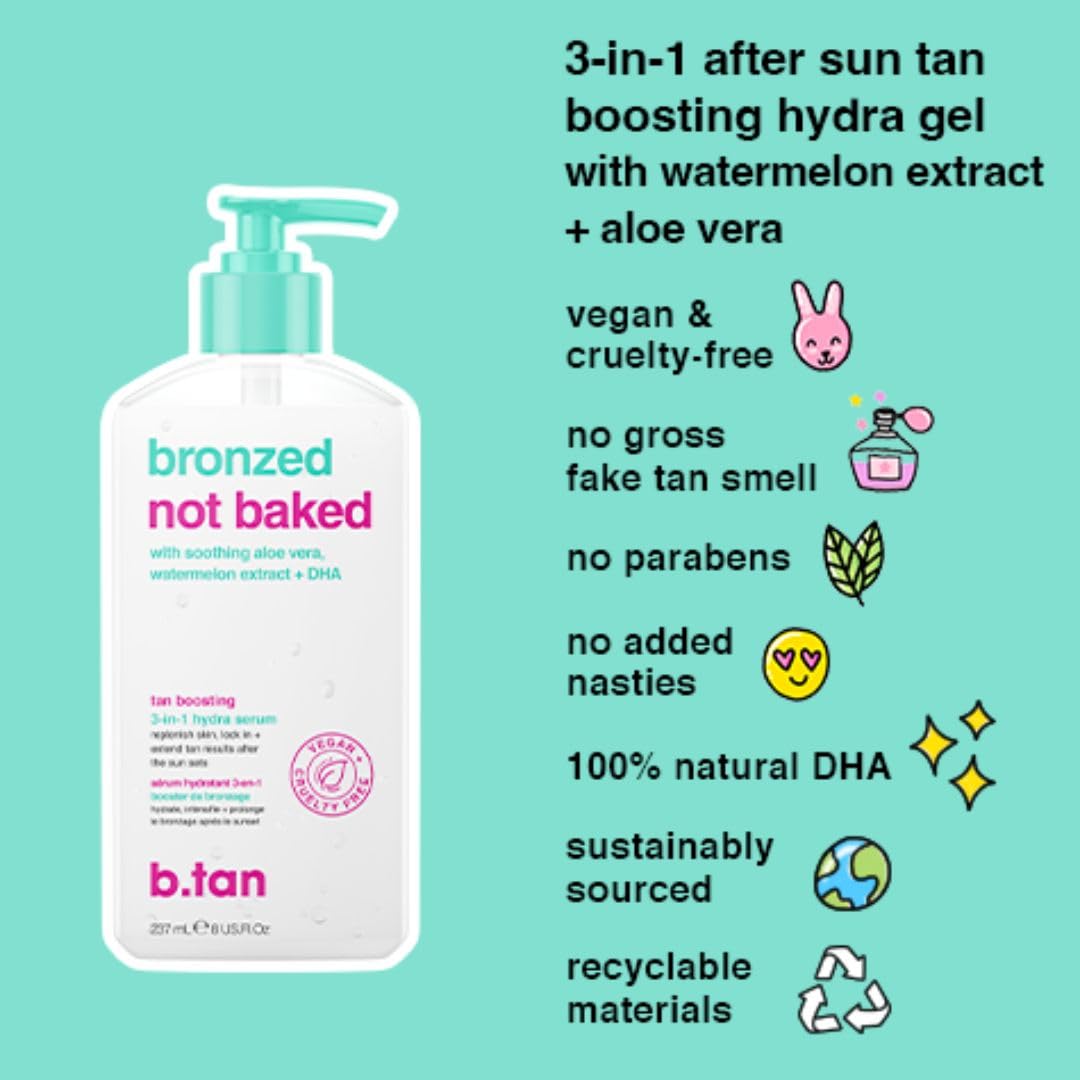 Foto 4 pulgar | Loción Extensora De Bronceado Para Después Del Sol B.tan Bronzed  No Horneada  240 Ml - Venta Internacional.