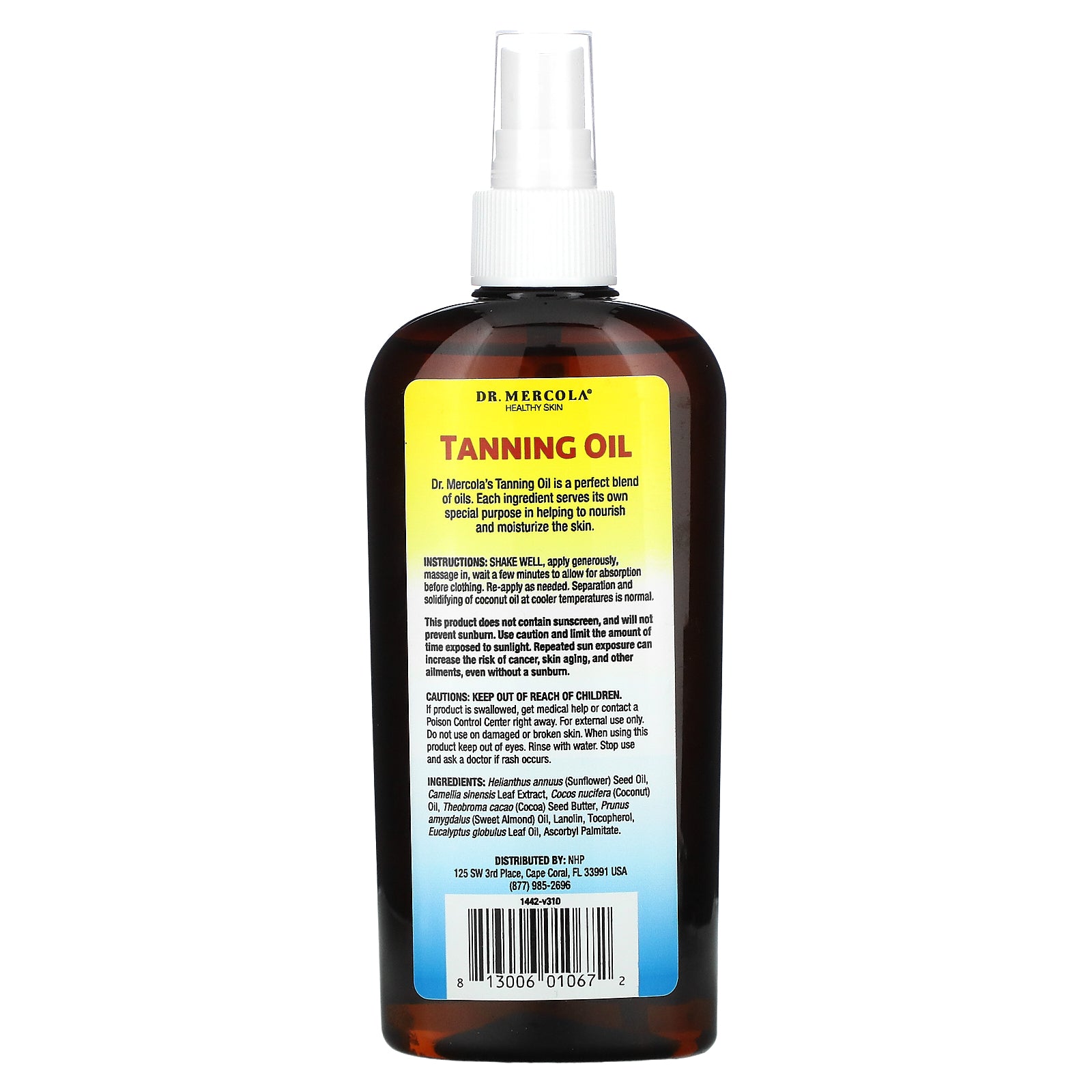 Foto 3 pulgar | Aceite Bronceador Dr. Mercola 236ml - Venta Internacional.