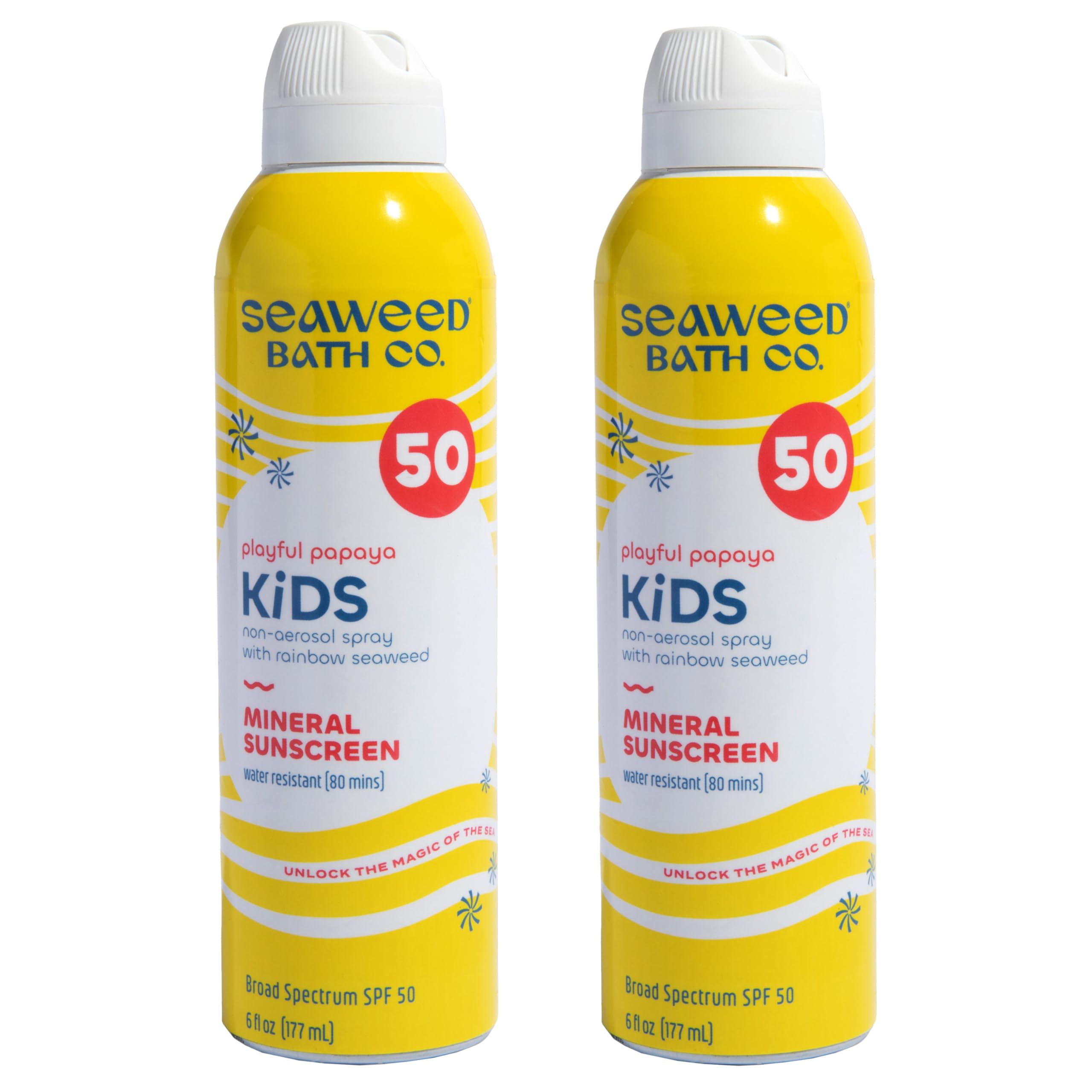 Foto 2 pulgar | Spray De Protección Solar Seaweed Bath Co. Mineral Spf 50 Para Niños  180 Ml - Venta Internacional.