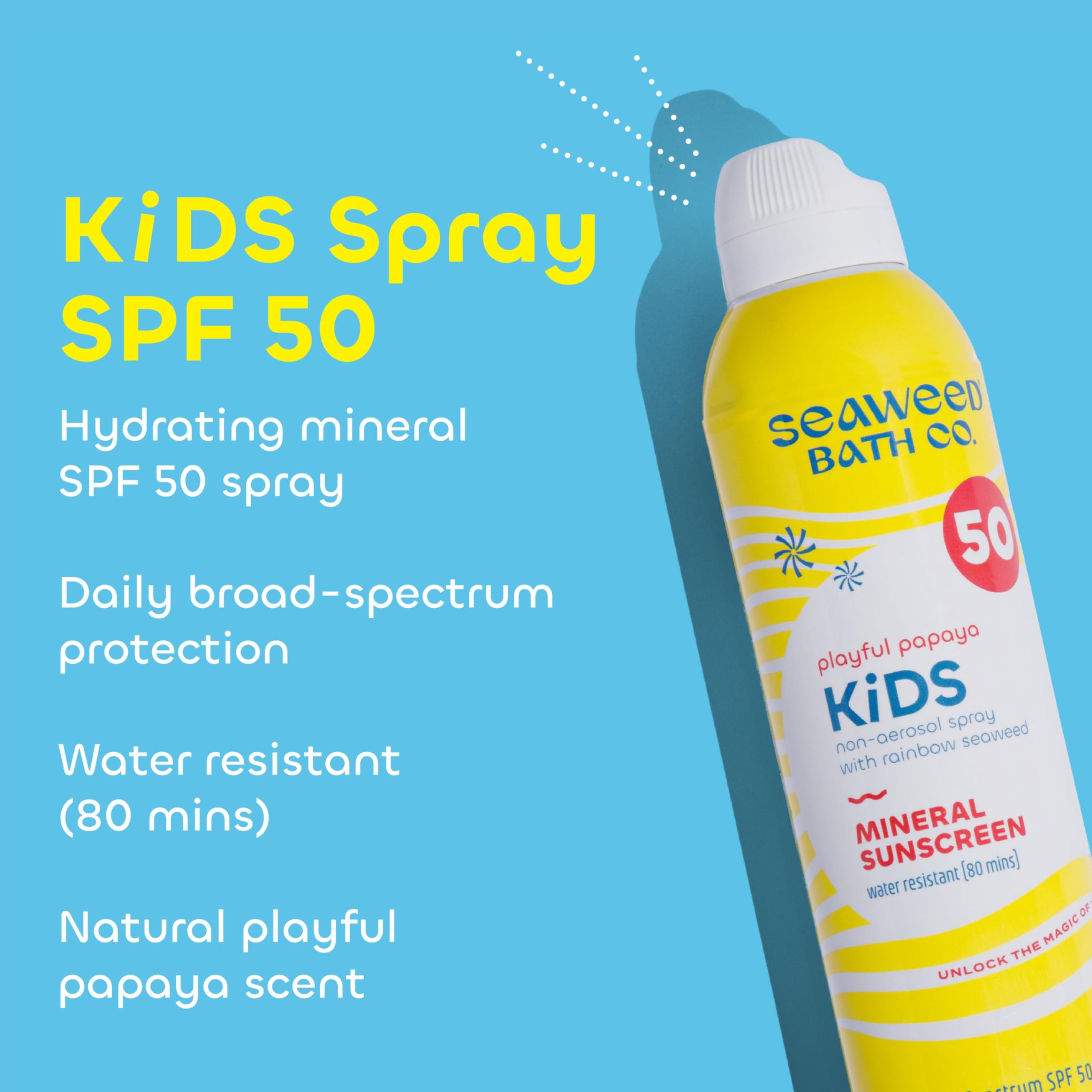 Foto 2 | Spray De Protección Solar Seaweed Bath Co. Kid's On The Move Spf 50 - Venta Internacional.