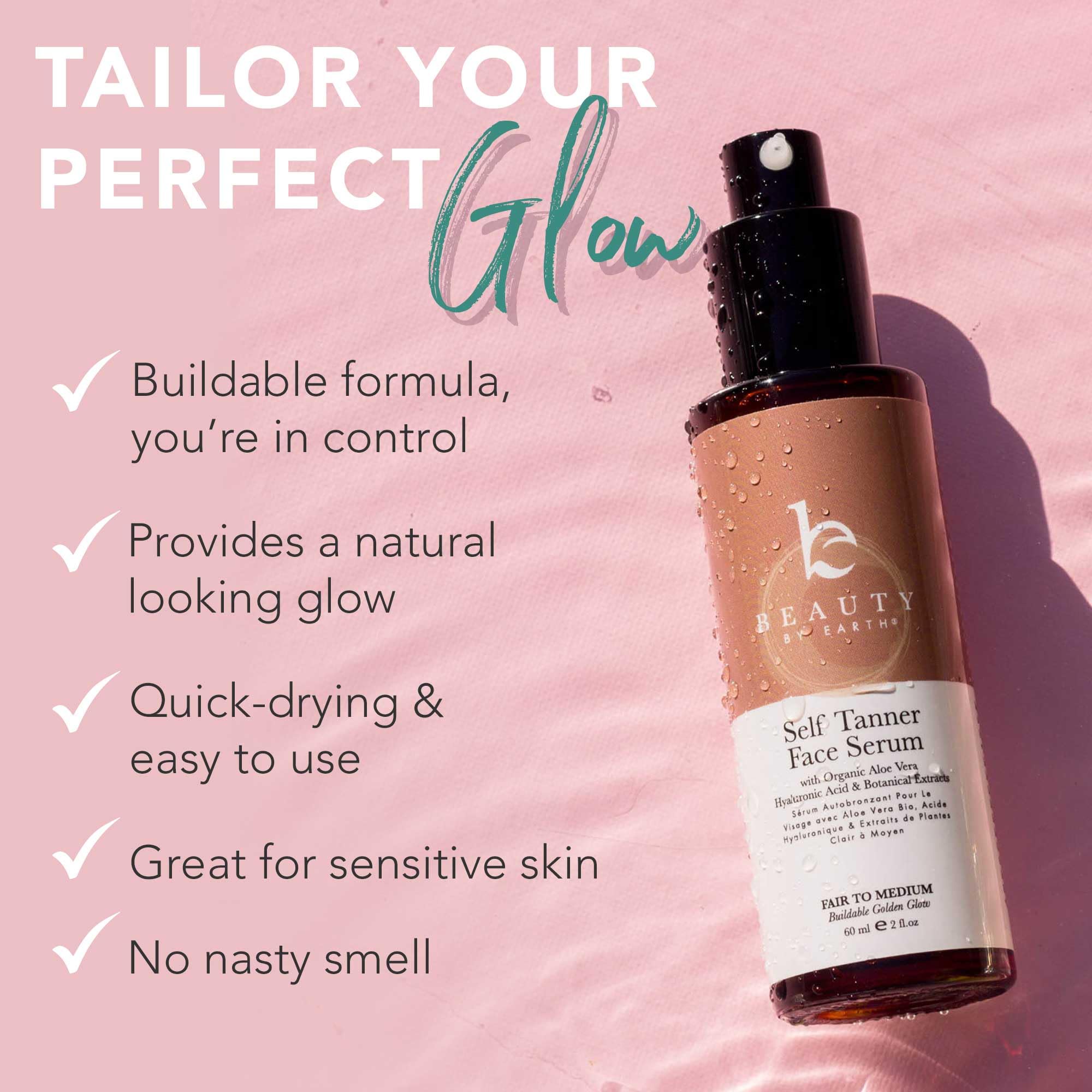 Foto 3 | Sérum Bronceador Facial Beauty De Earth Fair To Medium Con Ácido Hialurónico - Venta Internacional.
