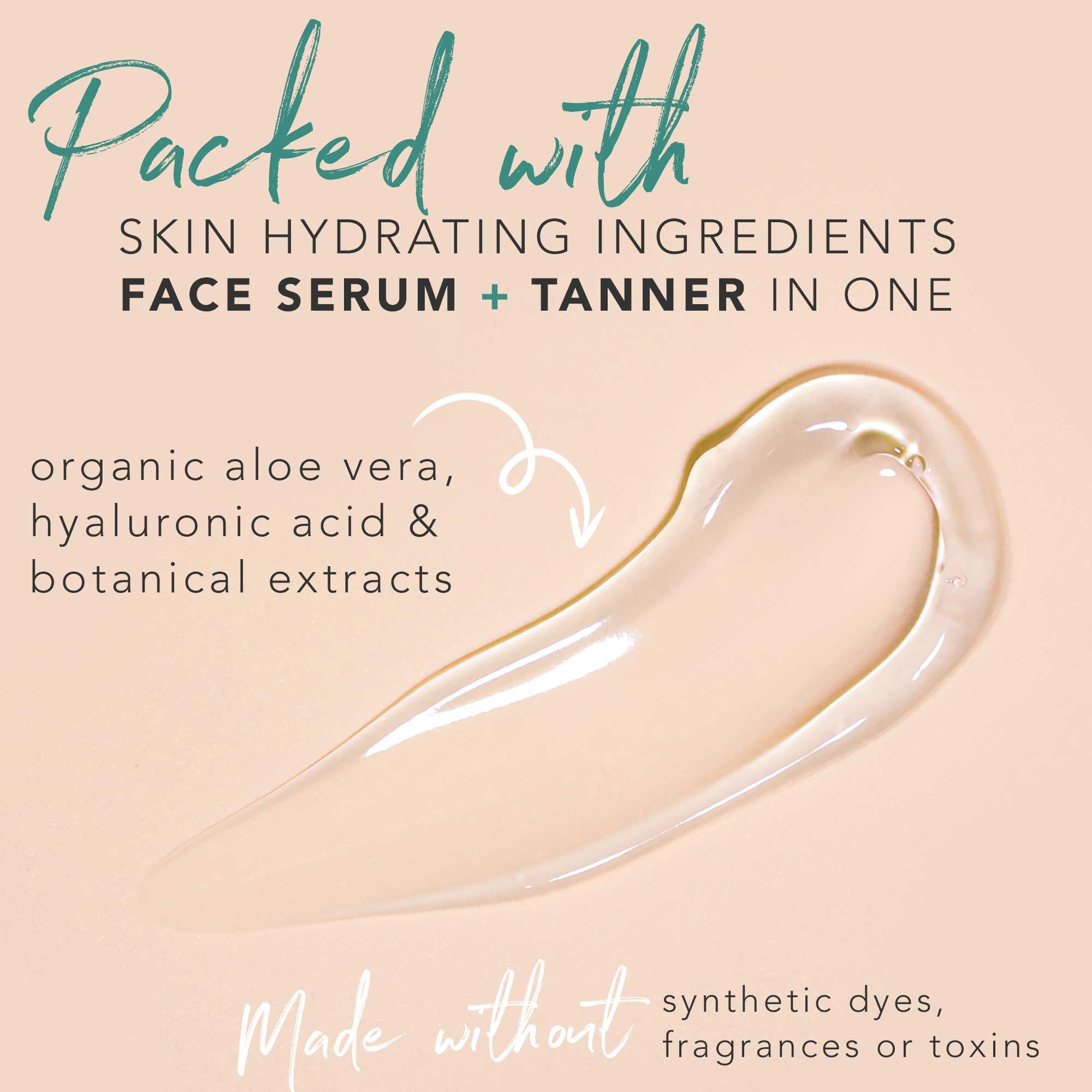 Foto 5 pulgar | Sérum Bronceador Facial Beauty De Earth Fair To Medium Con Ácido Hialurónico - Venta Internacional.