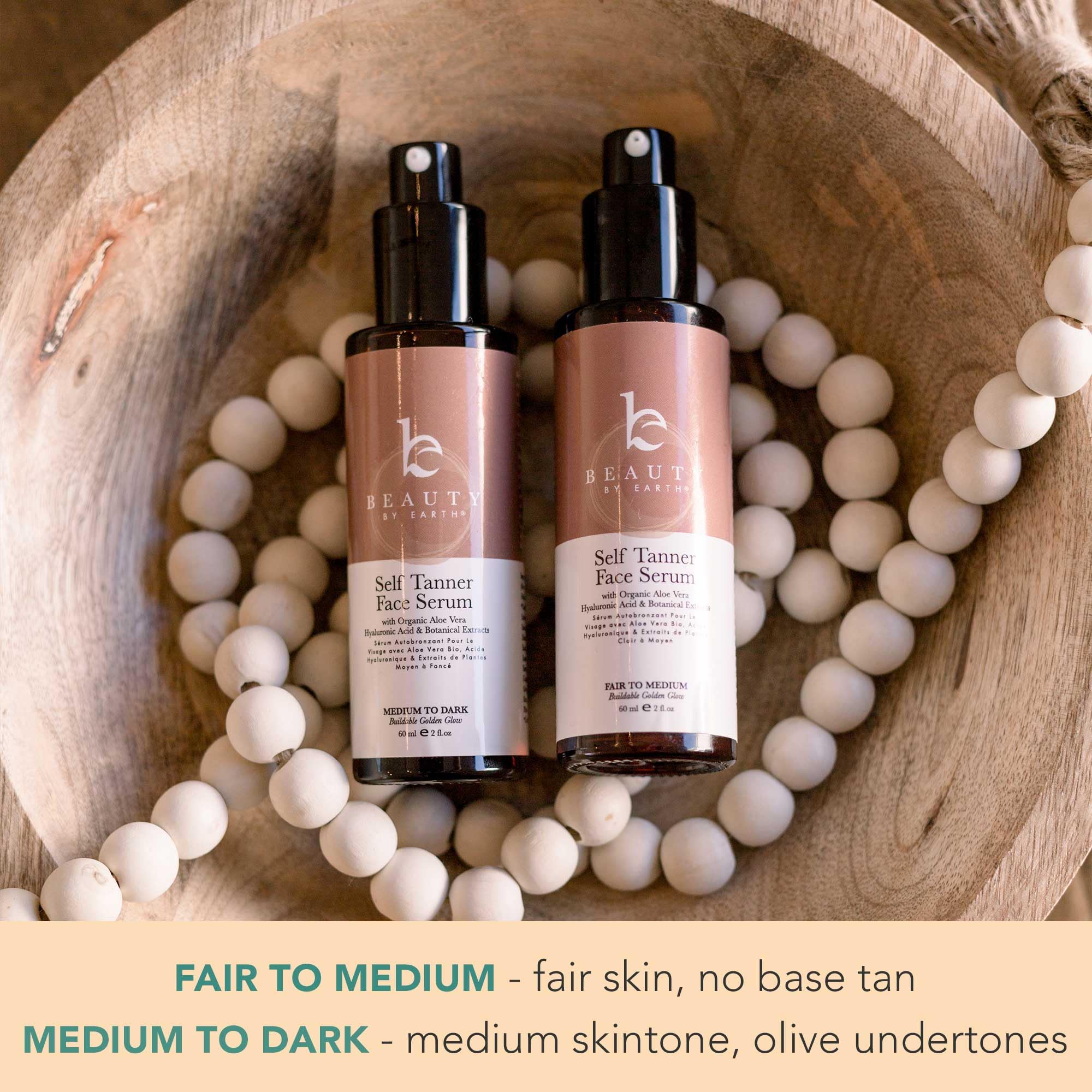Foto 6 | Sérum Bronceador Facial Beauty De Earth Fair To Medium Con Ácido Hialurónico - Venta Internacional.