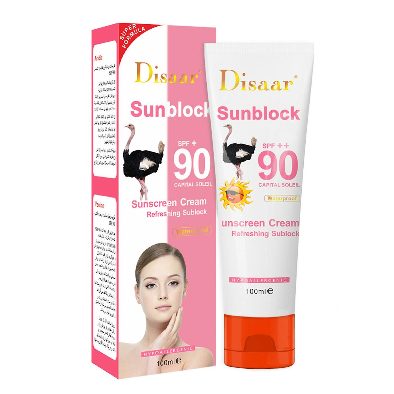 Protector Solar Huoguo Summer Para Todo El Cuerpo  Spf 90  100 Ml  Hidratante - Venta Internacional.