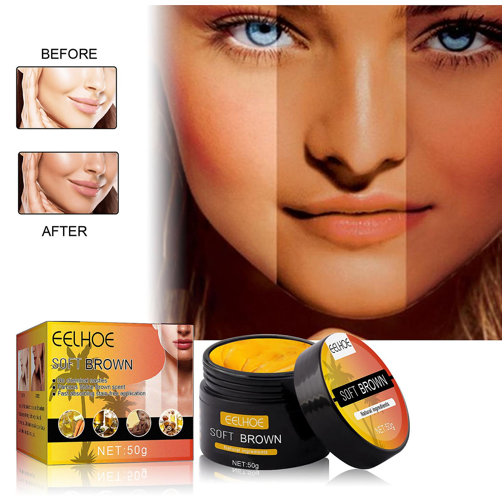 Foto 4 pulgar | Crema Potenciadora De Bronceado Huoguo Para Interiores Y Exteriores Con Color Verde Natural - Venta Internacional.