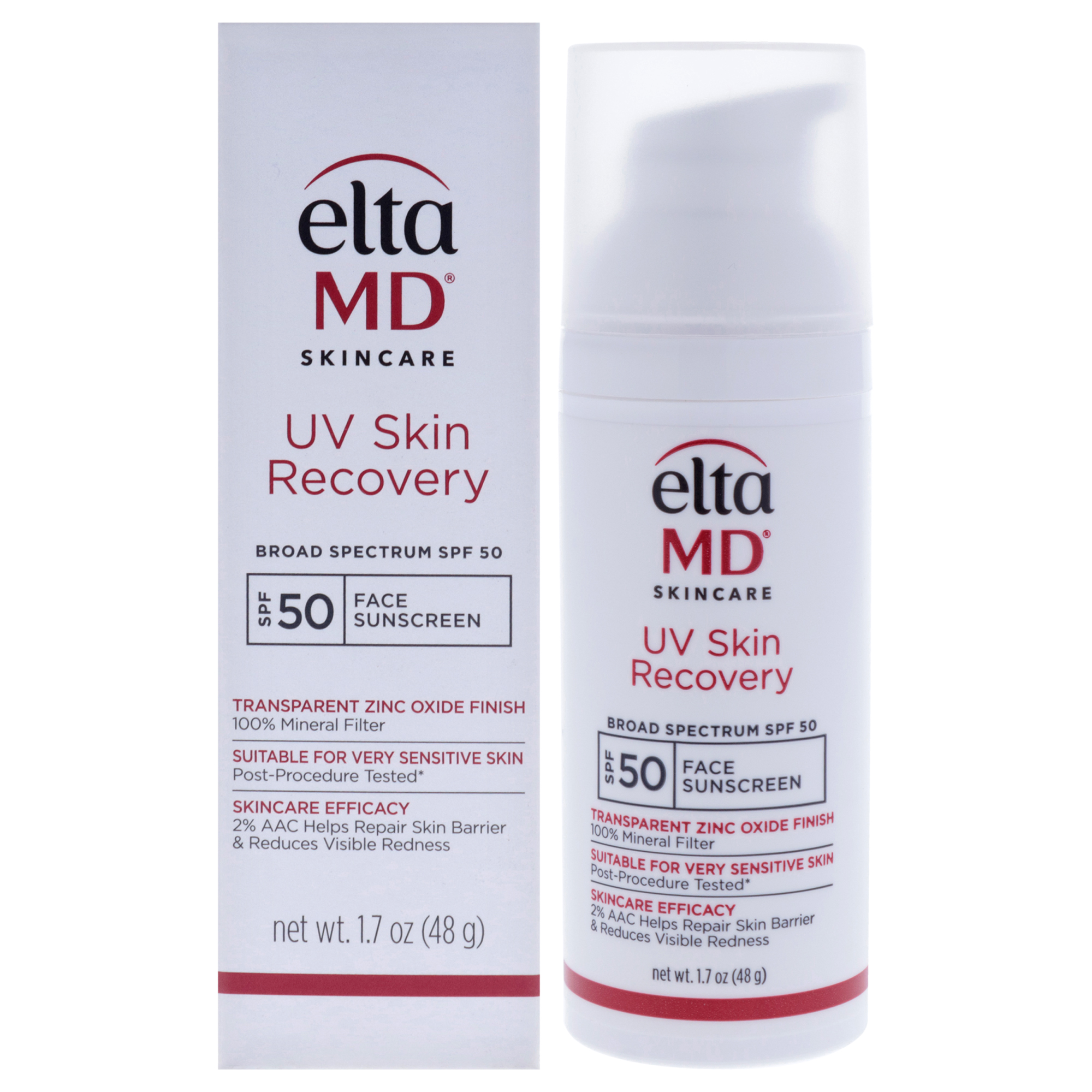 Protector Solar Eltamd Uv Skin Recovery Face Spf 50 50 Ml - Venta Internacional.