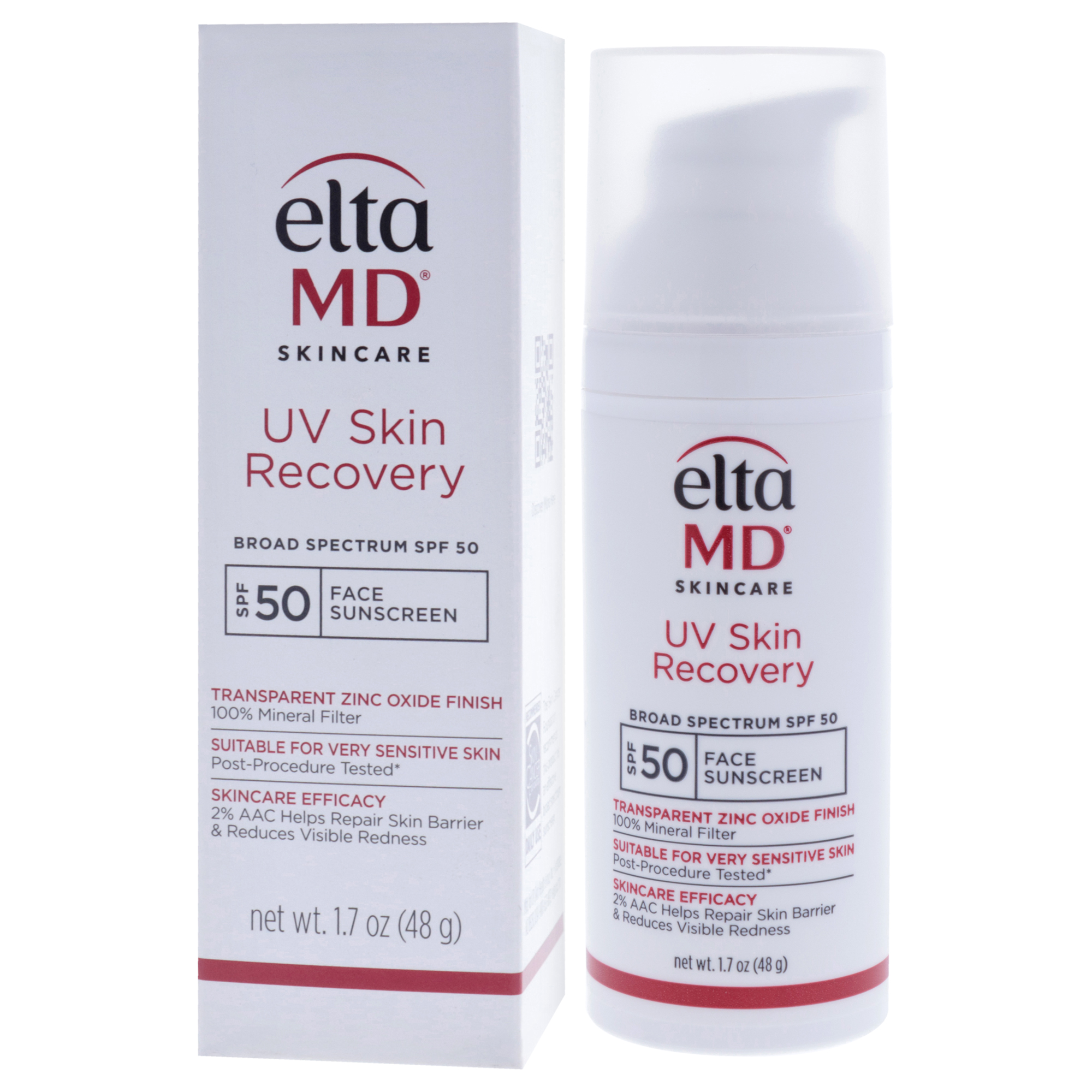 Foto 5 pulgar | Protector Solar Eltamd Uv Skin Recovery Face Spf 50 50 Ml - Venta Internacional.