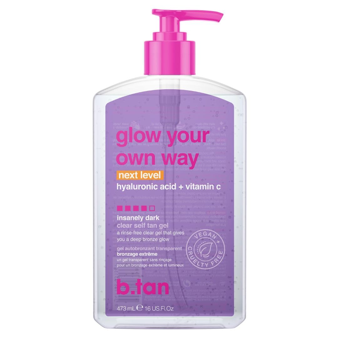 Autobronceador B.tan Insanely Dark Clear 437 Ml Vegano - Venta Internacional $582