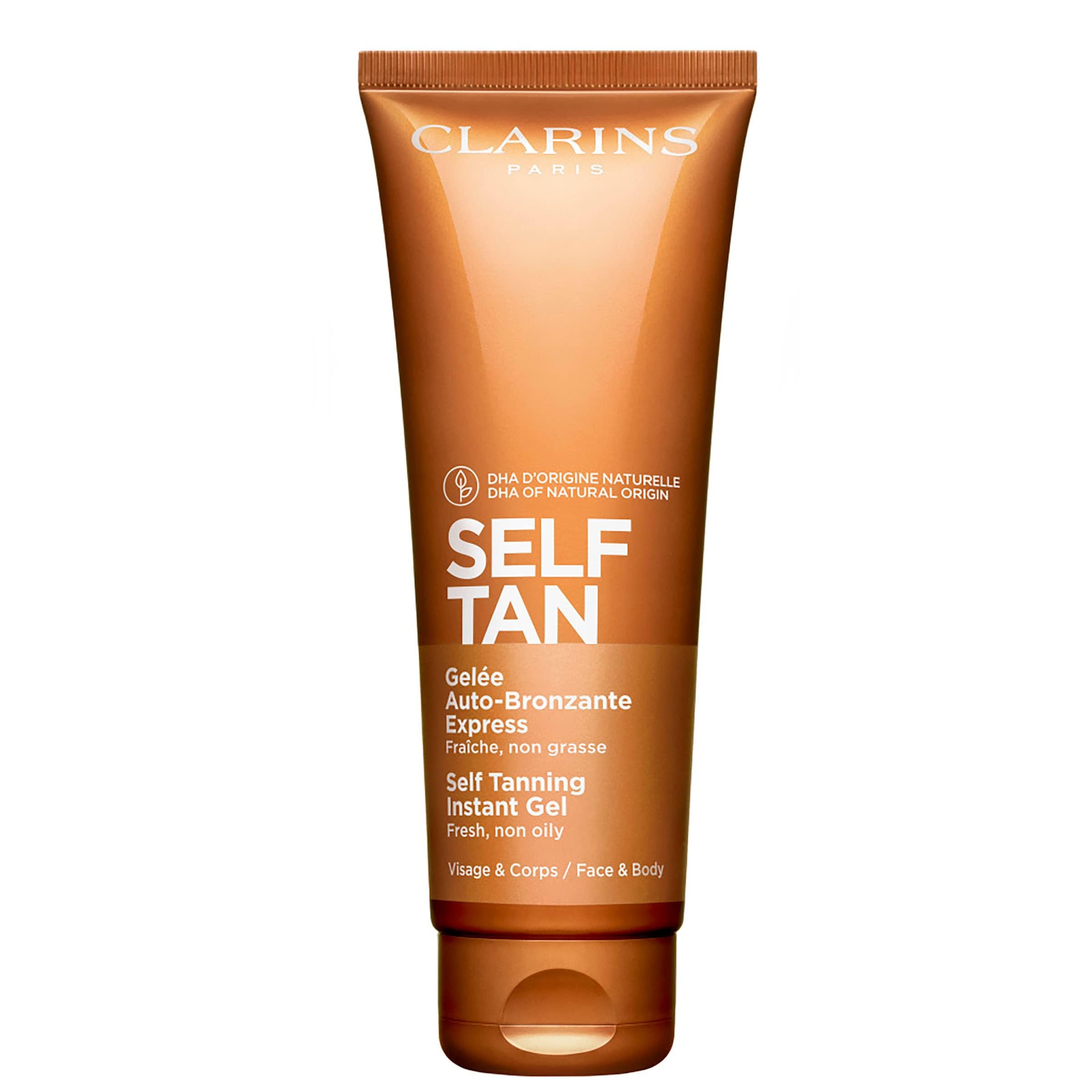 Gel Autobronceador Con Color Clarins Natural 125 Ml Para Rostro Y Cuerpo - Venta Internacional.