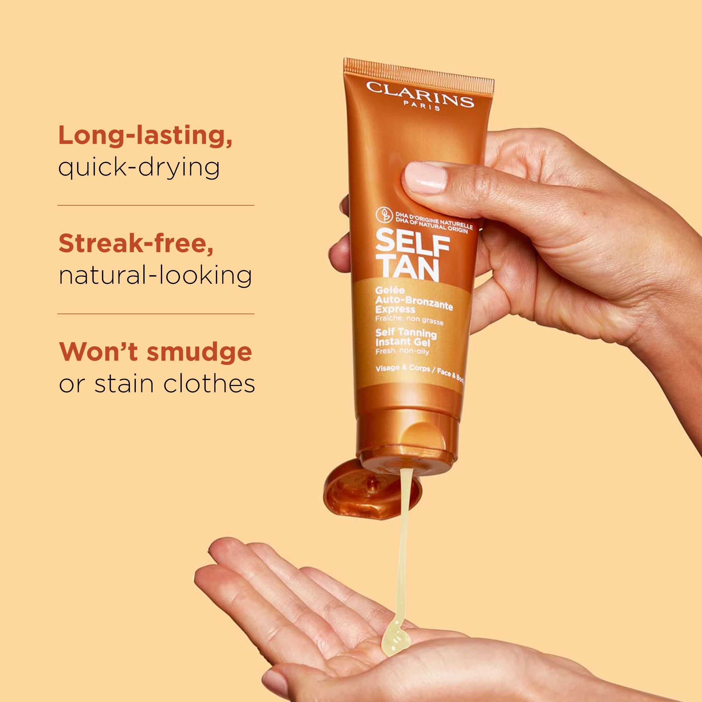 Foto 4 pulgar | Gel Autobronceador Con Color Clarins Natural 125 Ml Para Rostro Y Cuerpo - Venta Internacional.