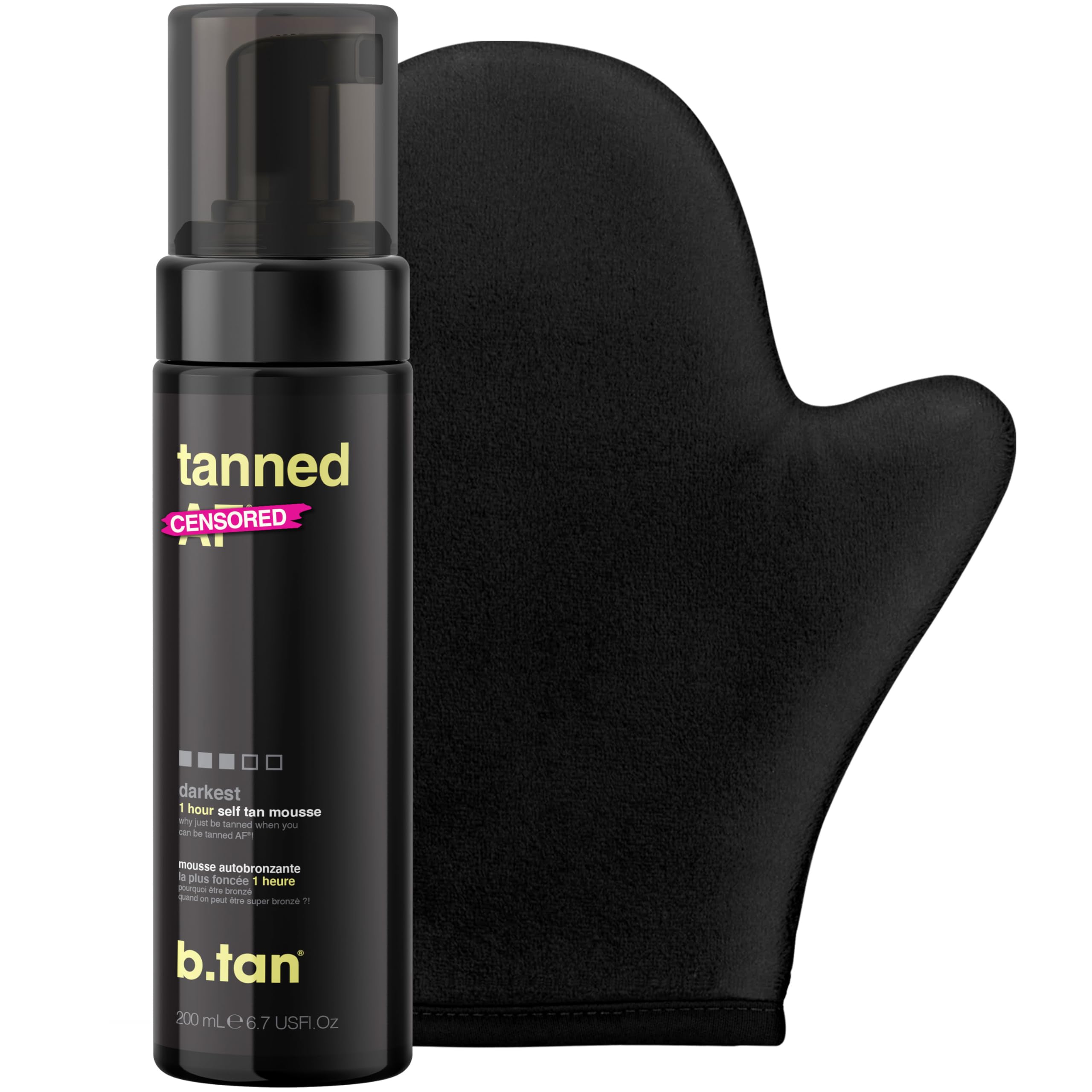 Kit Autobronceador B.tan Dark 200 Ml con Guantes - Venta Internacional