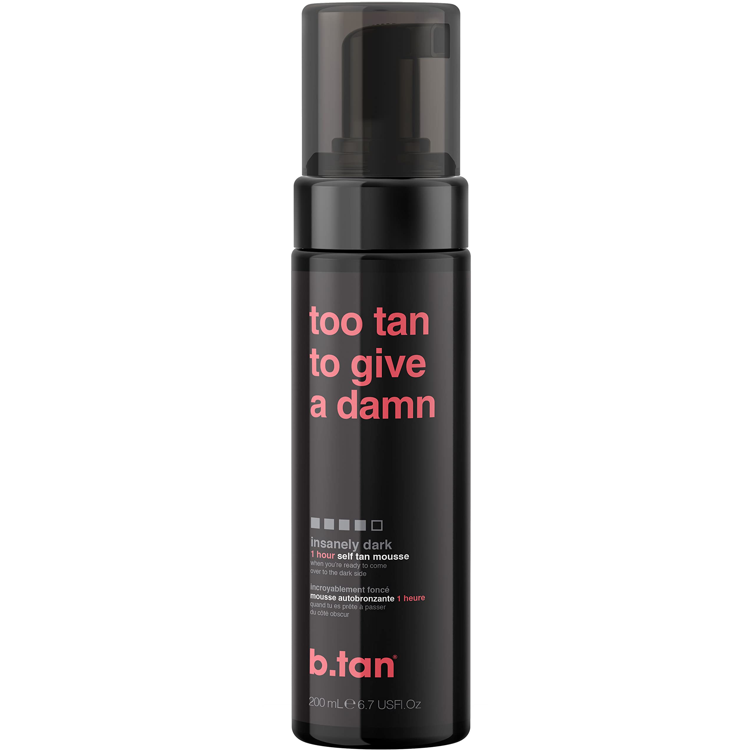 Autobronceador B.tan Ultra Dark Too Tan, 200 Ml, Vegano, Libre De Crueldad Animal - Venta Internacional.