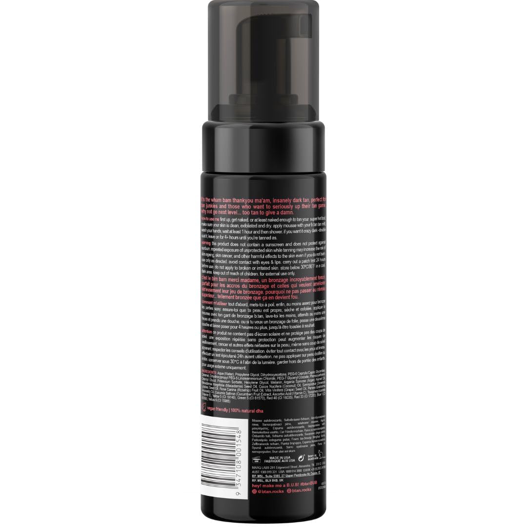 Foto 3 pulgar | Autobronceador B.tan Ultra Dark Too Tan, 200 Ml, Vegano, Libre De Crueldad Animal - Venta Internacional.