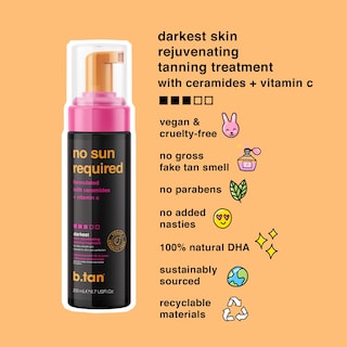 Foto 3 | Mousse Autobronceadora B.tan Dark 200 ml con Ceramidas y Vitamina C - Venta Internacional