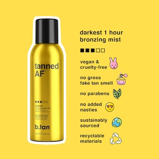 Foto 3 | Bronceadora B.tan Fast 1 Hour Express 200 Ml - Venta Internacional