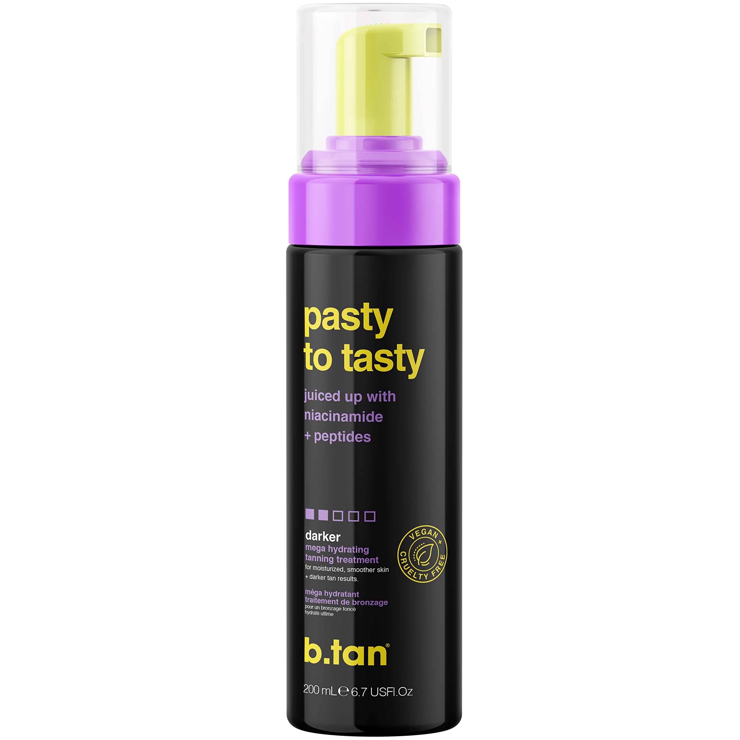 Foto 2 pulgar | Mousse Autobronceadora B.tan Dark Pasty To Tasty 200 Ml - Venta Internacional