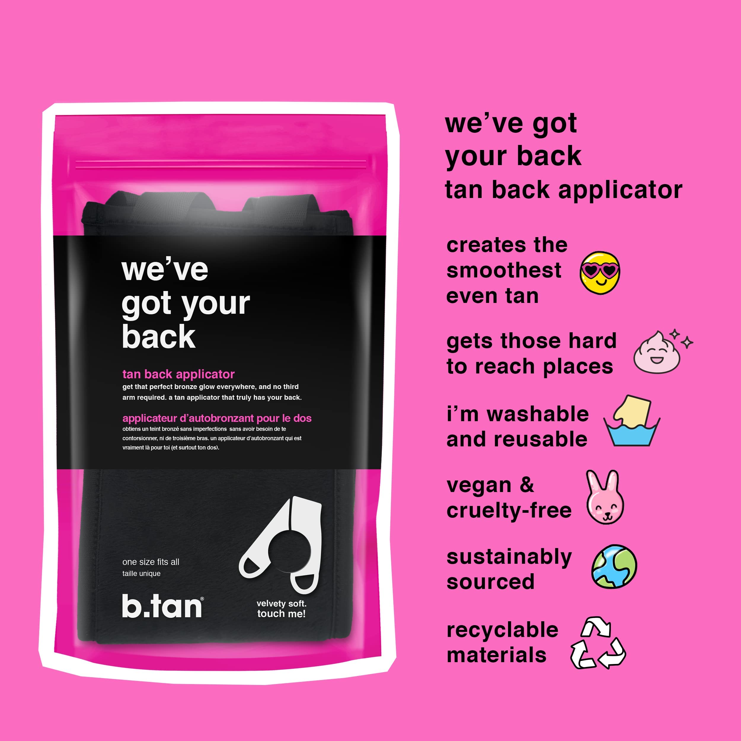 Foto 3 | Aplicador para Autobronceador B.tan Negro-Venta Internacional