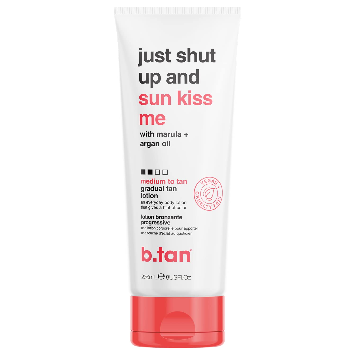 Loción Autobronceadora Gradual B.tan Just Shut Up 236 Ml - Venta Internacional.