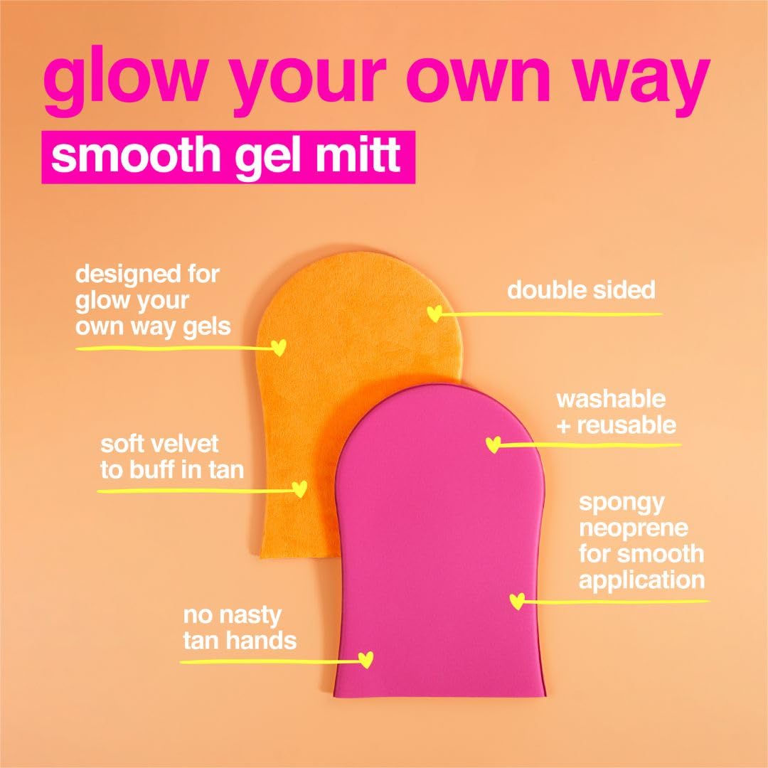 Foto 4 pulgar | Manopla Autobronceadora B.tan Glow Your Own Way Gel Suave - Venta Internacional