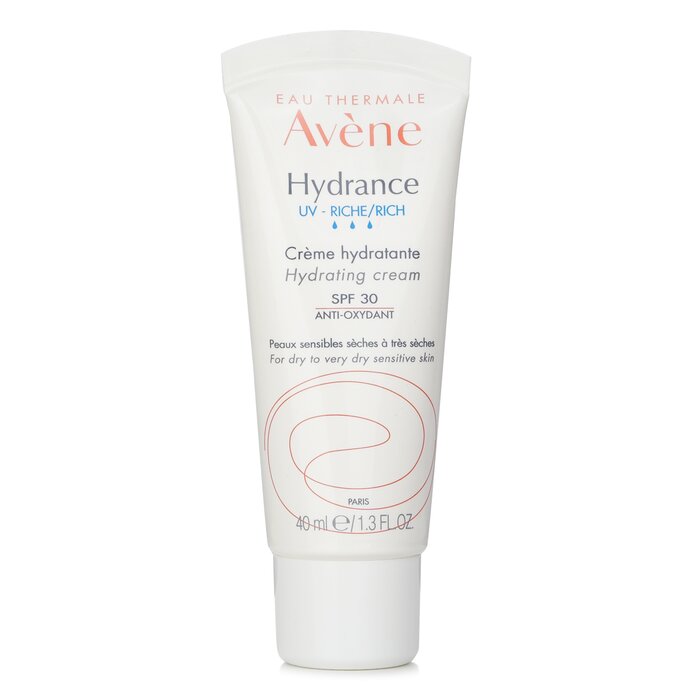 Foto 2 pulgar | Crema Hidratante Avene Hydrance Uv Rich Spf 30 40 Ml - Venta Internacional.