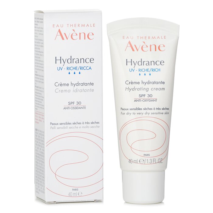 Foto 4 pulgar | Crema Hidratante Avene Hydrance Uv Rich Spf 30 40 Ml - Venta Internacional.