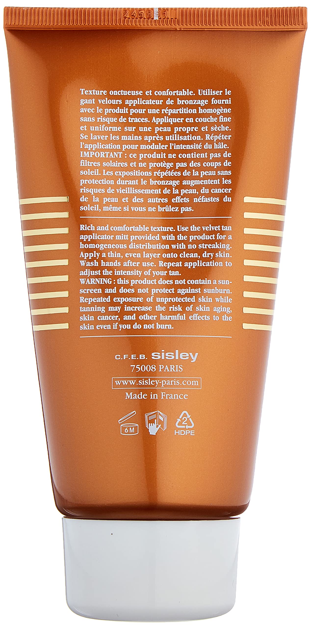 Foto 4 pulgar | Cuidado Corporal Hidratante Autobronceador Sisley 150ml/150g - Venta Internacional.