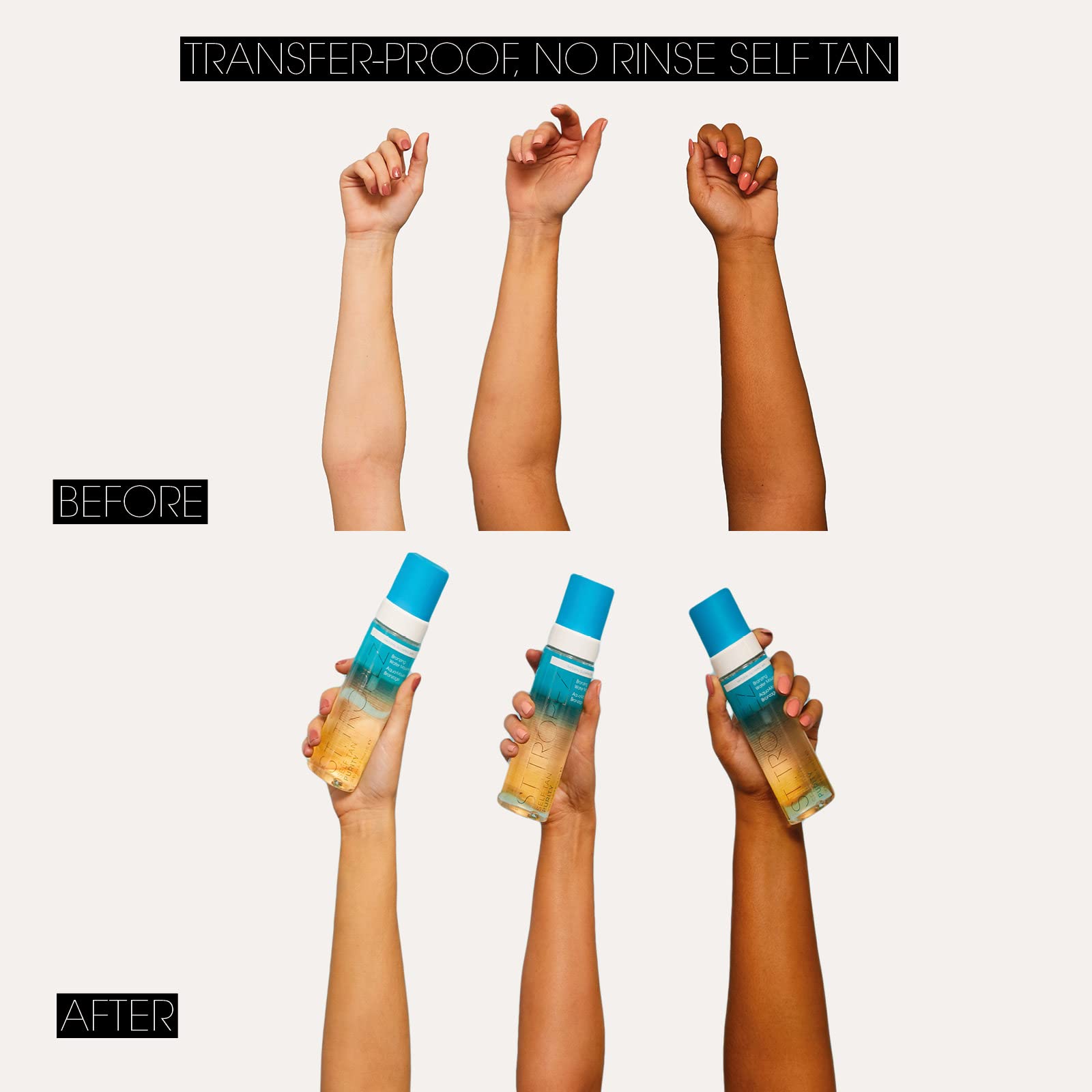Foto 3 | Mousse Autobronceadora St.tropez Purity Bronceing Water 200 Ml - Venta Internacional.