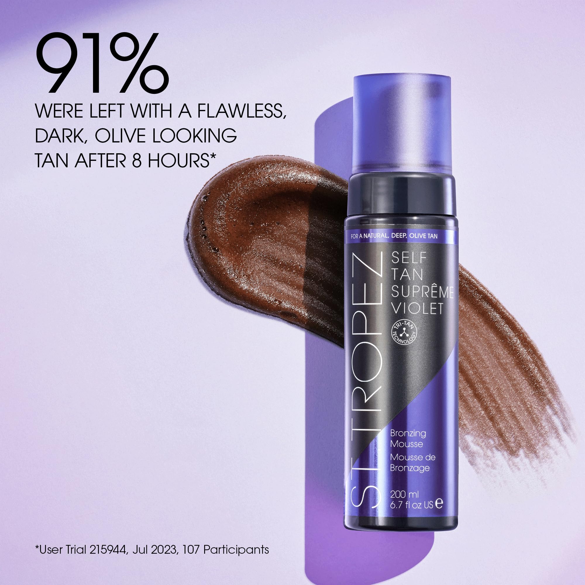 Foto 2 | Mousse Autobronceadora St.tropez Suprême Violet 200 Ml - Venta Internacional.