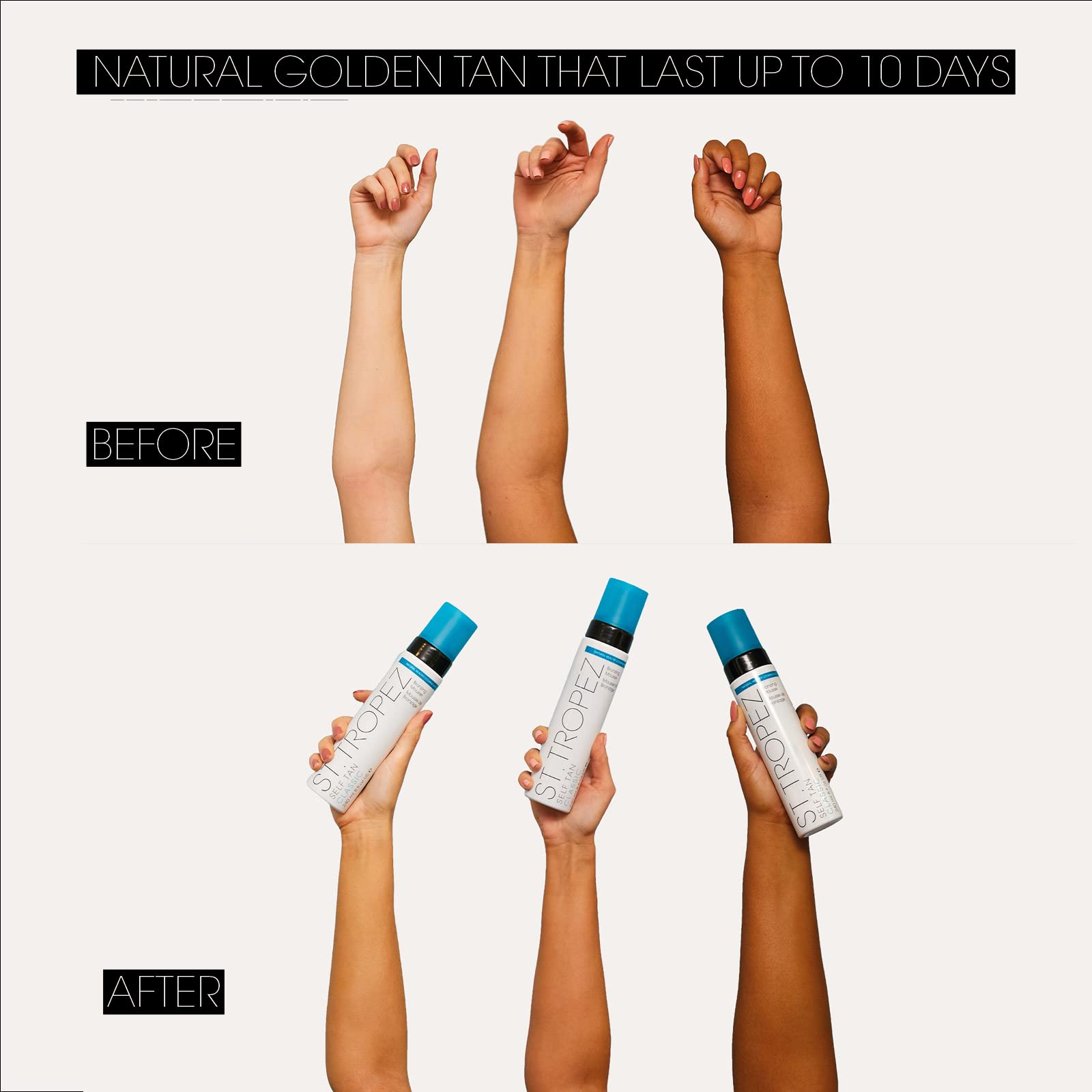 Foto 3 | Mousse Bronceadora Clásica Self Tanner St. Tropez, 240 Ml, Vegana - Venta Internacional.