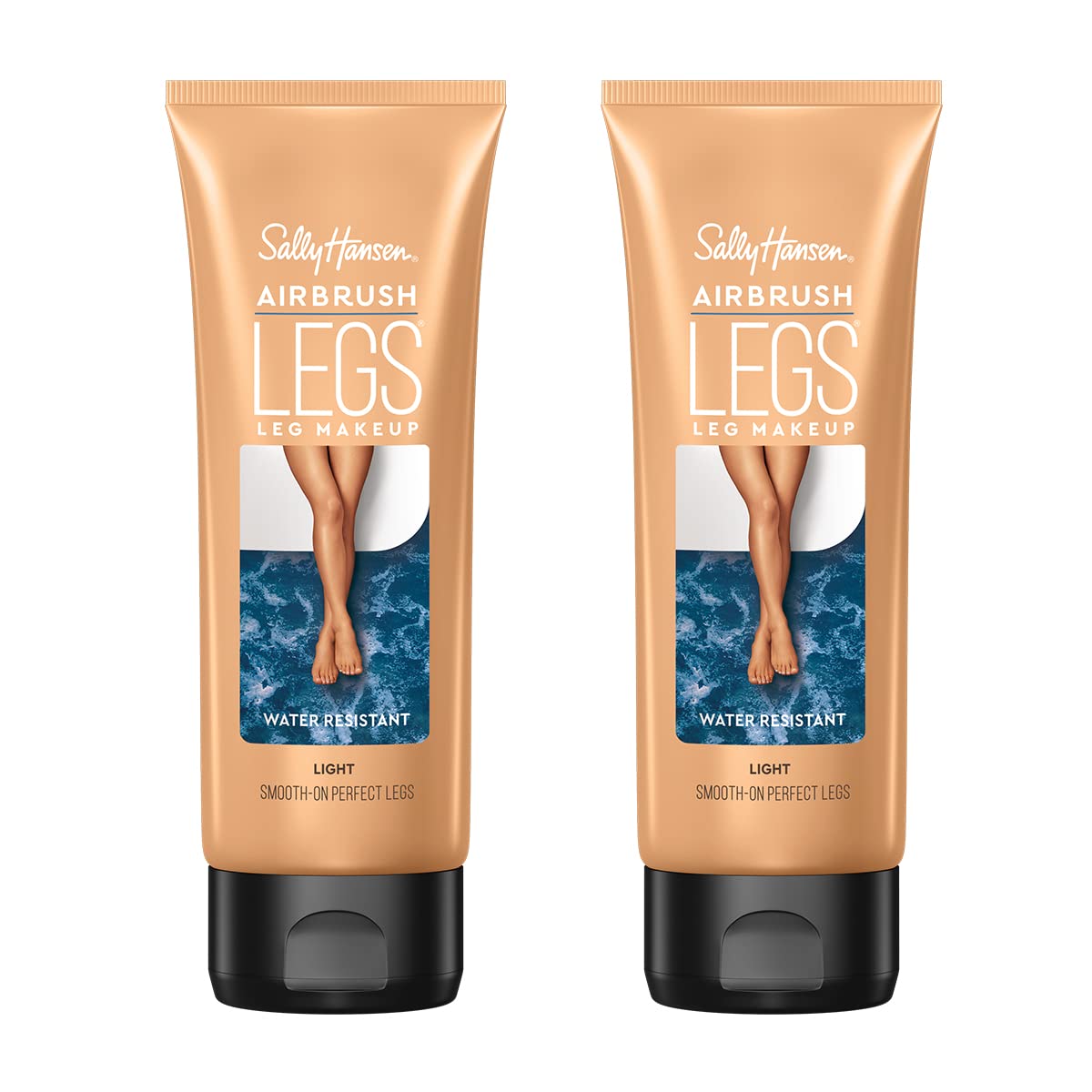 Loción De Maquillaje Para Piernas Sally Hansen Airbrush Legs Light 120 Ml X2 - Venta Internacional.