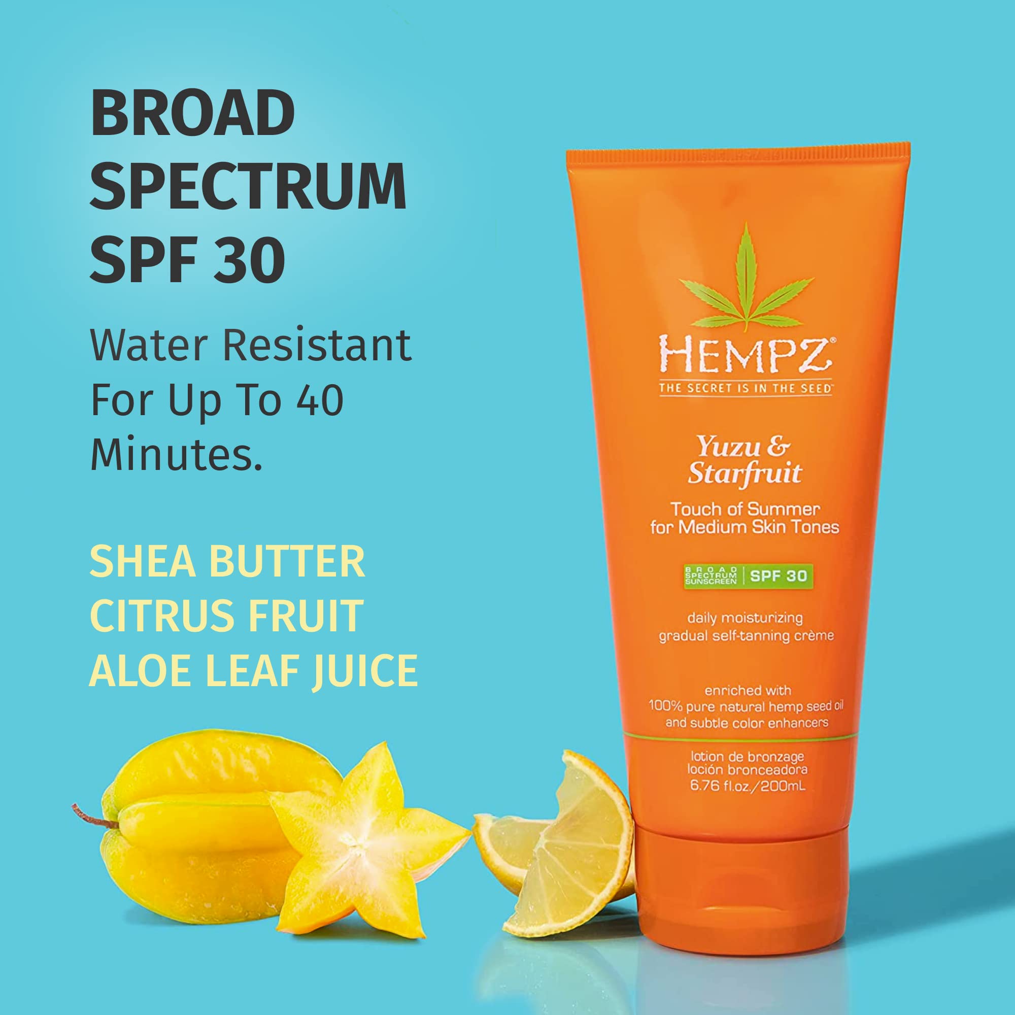 Foto 5 pulgar | Crema Autobronceadora Gradual Hidratante Spf 30 Hempz Yuzu - Venta Internacional.