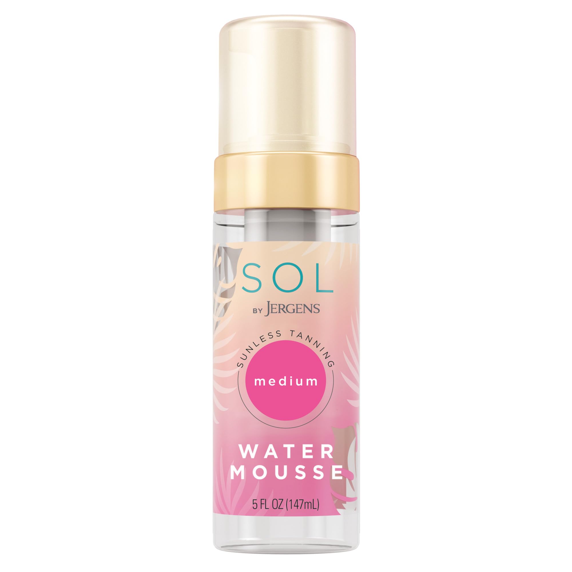 Mousse De Agua Self-tanner Jergens Sol, Tamaño Mediano, 150 Ml - Venta Internacional.