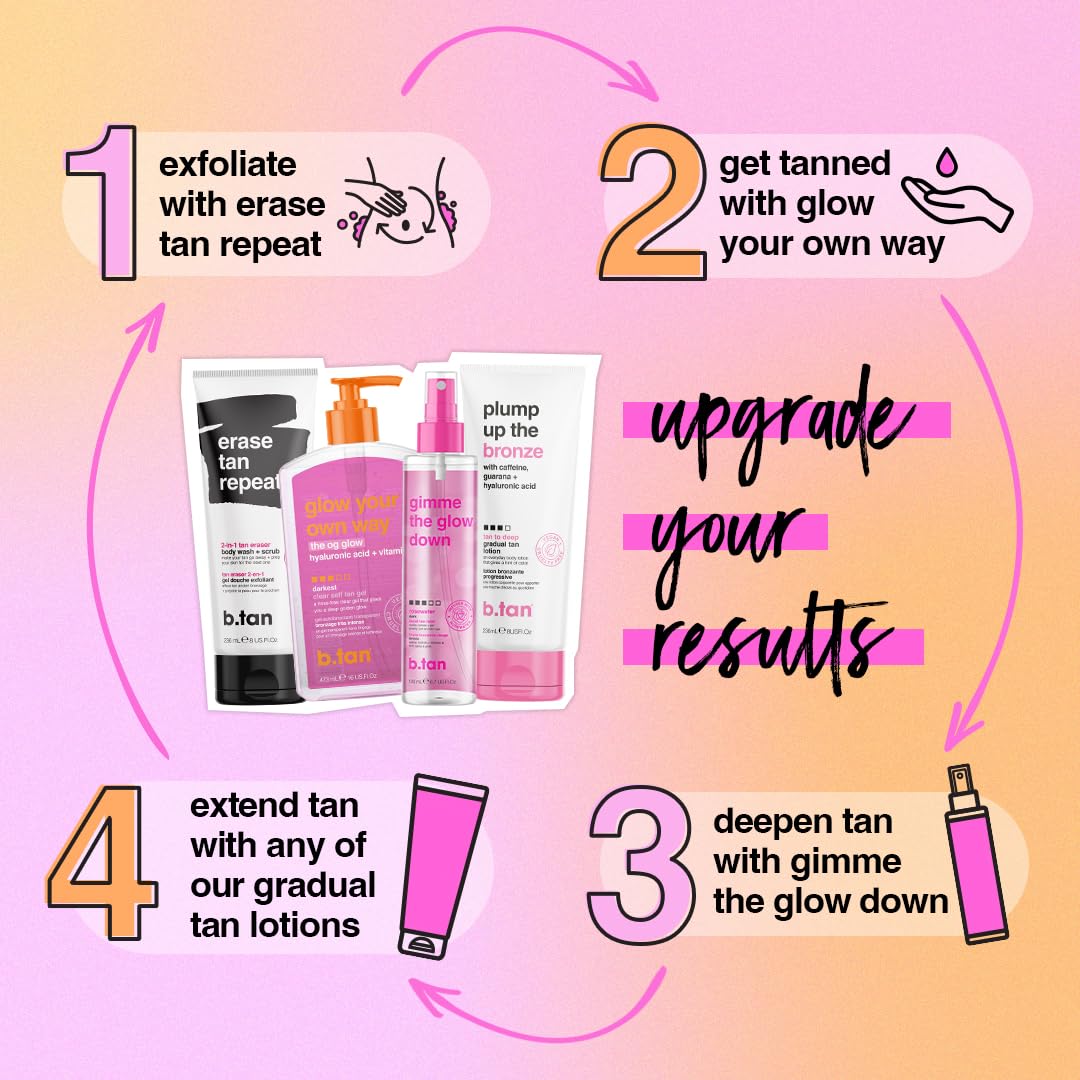 Foto 6 | Gel Autobronceador B.tan Clear Glow Your Own Way 473 Ml - Venta Internacional