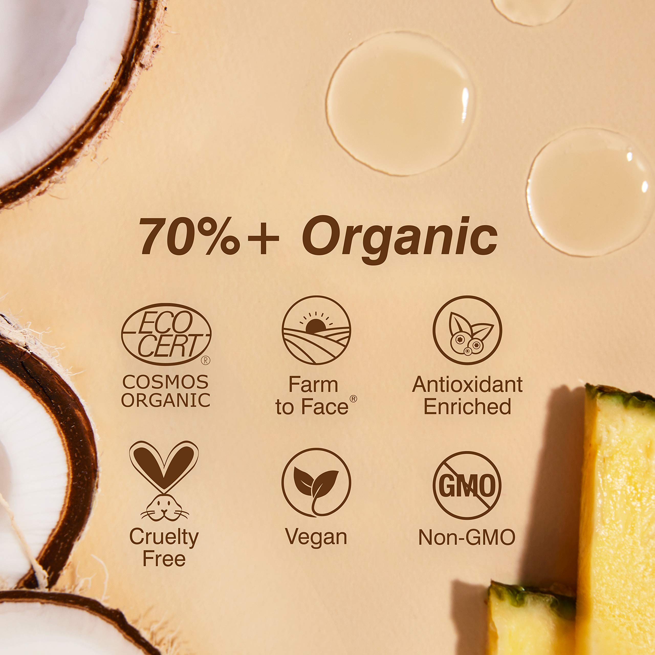 Foto 6 pulgar | Mousse Autobronceadora Sin Sol Coola Organic 200 Ml Piña Colada - Venta Internacional.