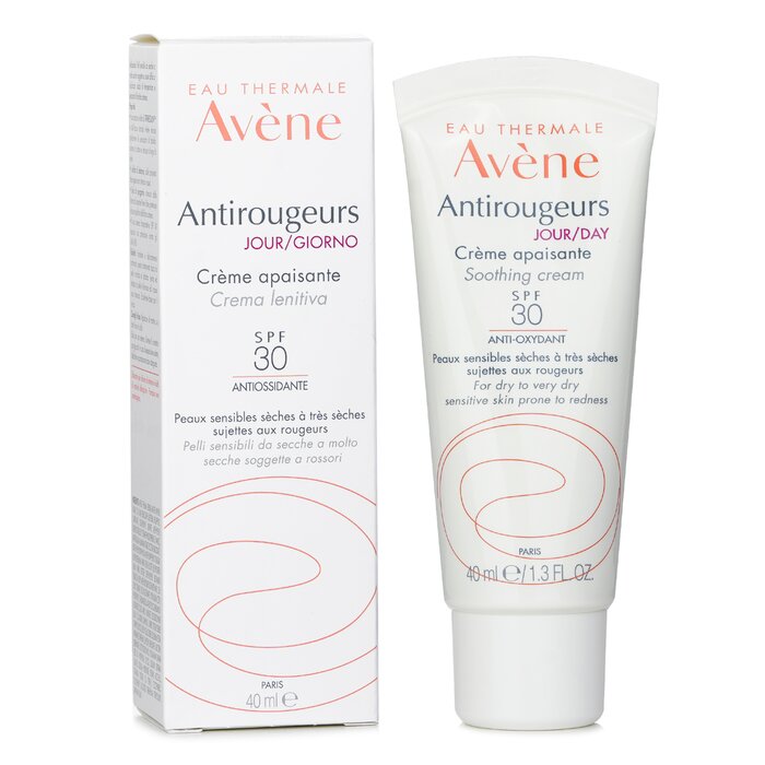 Foto 2 pulgar | Crema Calmante De Día Avene Antirougeurs Spf 30 Para Piel Seca - Venta Internacional.
