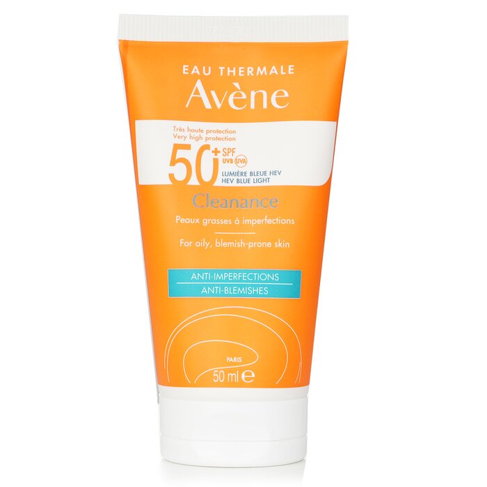 Crema Solar Avene De Muy Alta Protección Cleanance Solar Spf50+ - Venta Internacional.