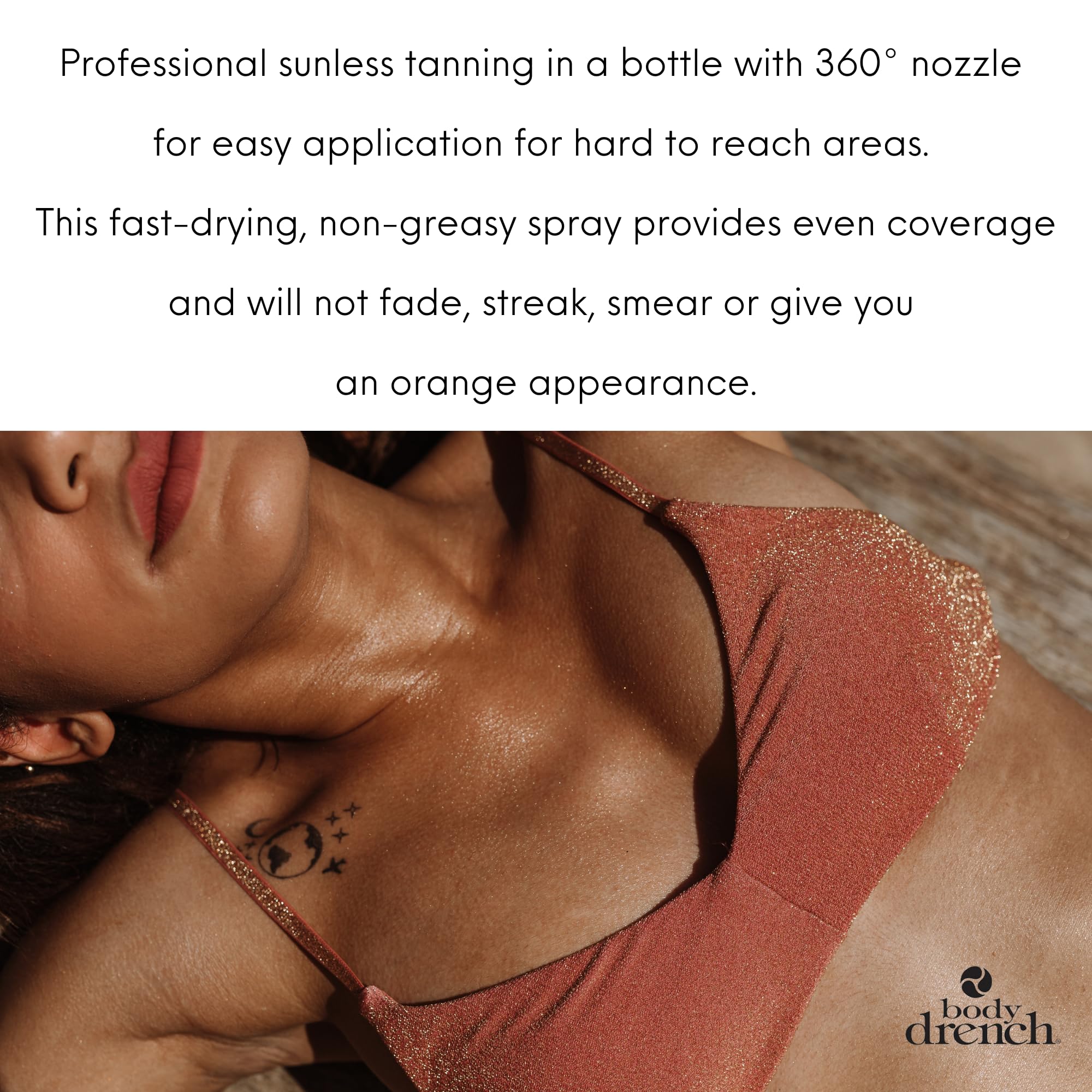 Foto 5 pulgar | Spray Bronceador Autobronceador Body Drench Quicktan Quick Tan - Venta Internacional.