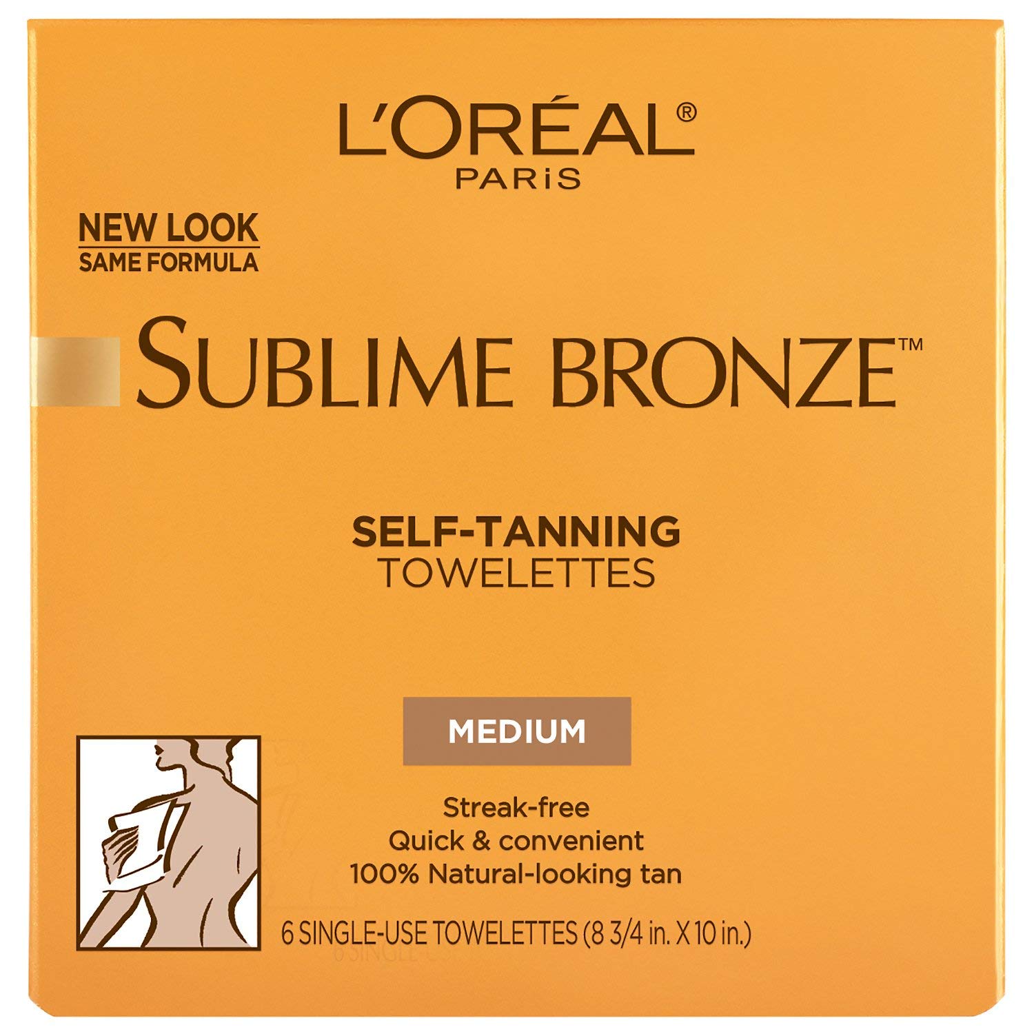 Foto 2 pulgar | Toallitas Autobronceadoras Loreal Paris Sublime Bronze (paquete De 3) - Venta Internacional.