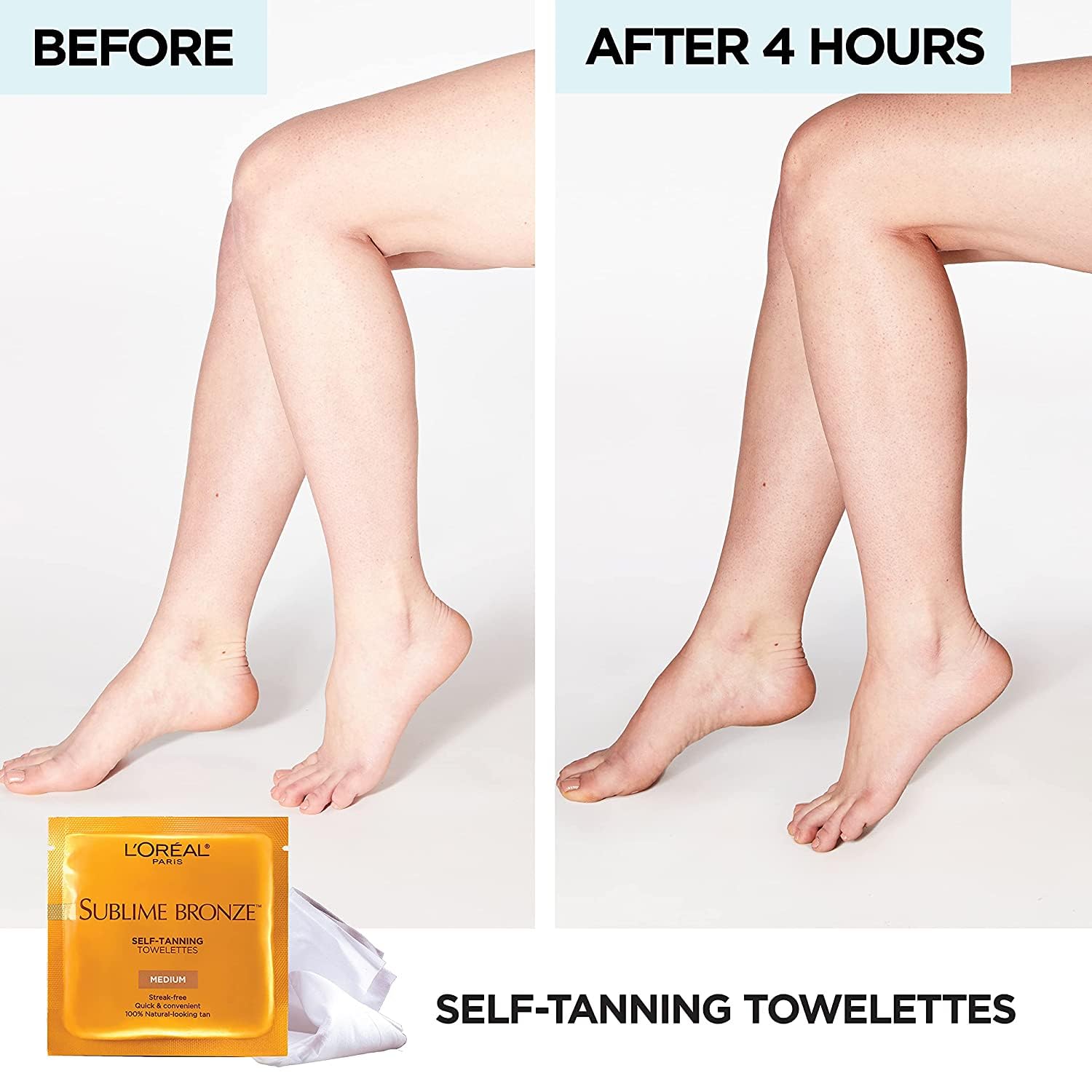 Foto 5 pulgar | Toallitas Autobronceadoras Loreal Paris Sublime Bronze (paquete De 3) - Venta Internacional.